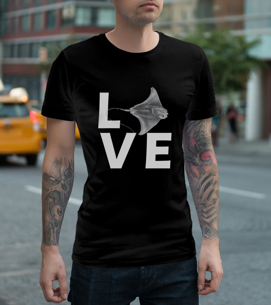 LOVE Rayfish Ray Fish T-Shirt