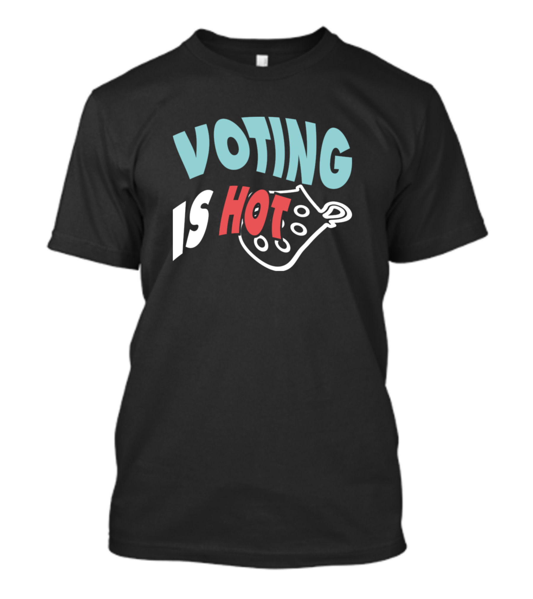 Voting Is Hot Milk Carton Style Retro Typography T-Shirt