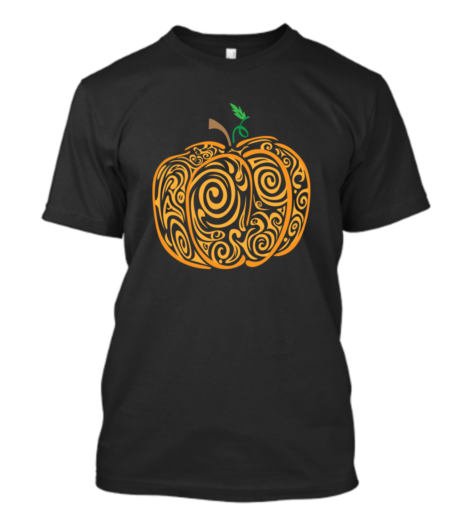 Swirly Doodle Pumpkin T-Shirt