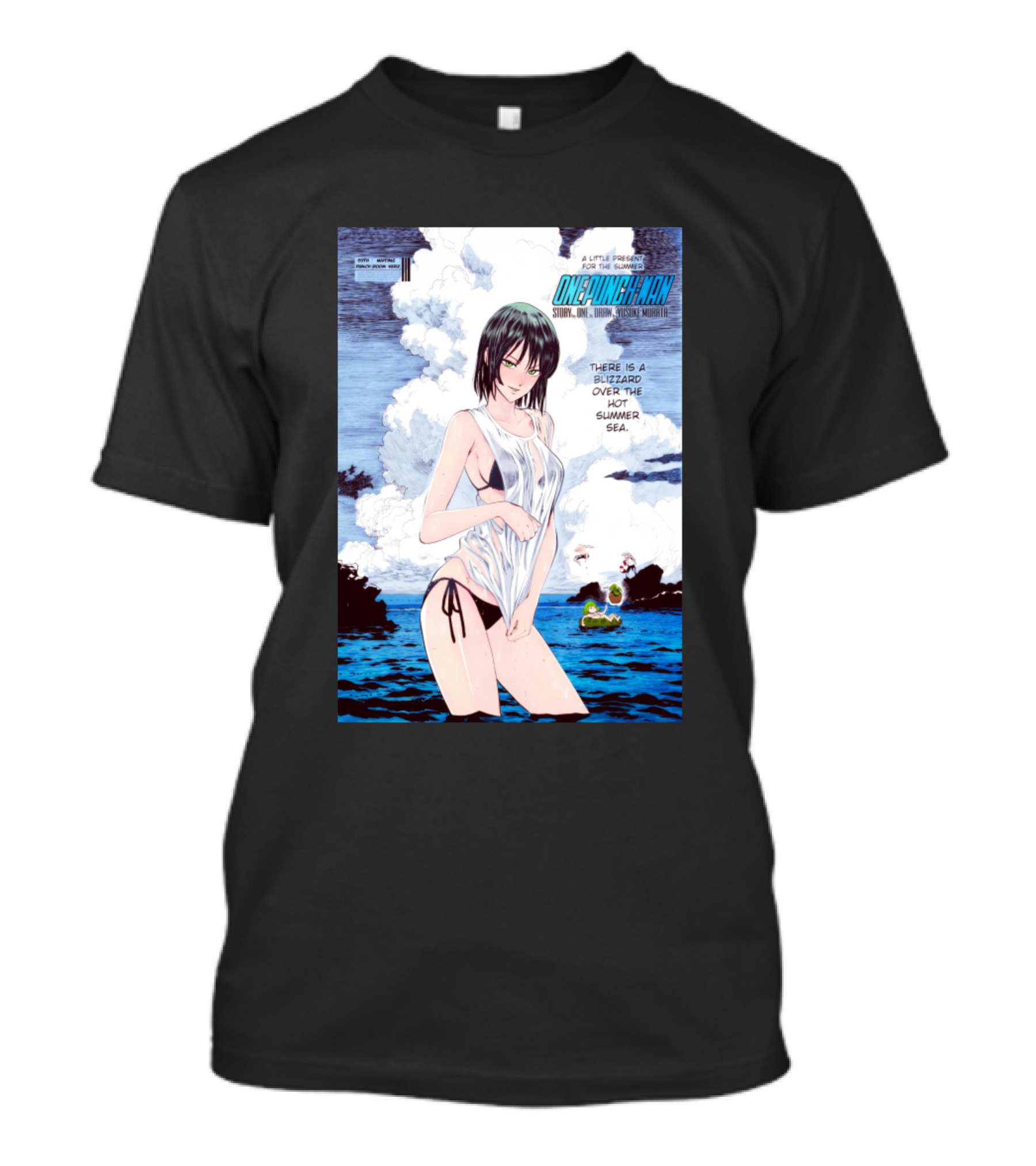 Fubuki On One Punch Man Hot Summer Sea Blizzard T-Shirt