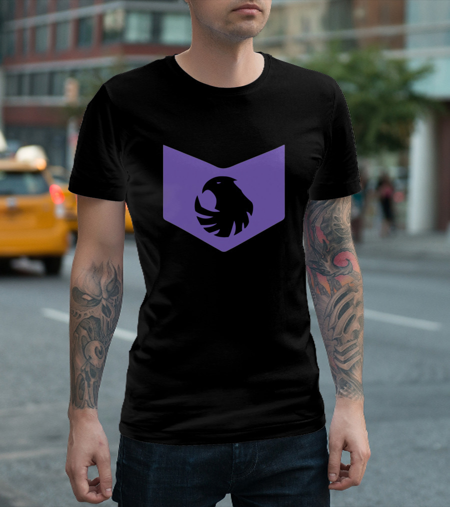 Marvel Hawkguy Purple Black Bird T-Shirt
