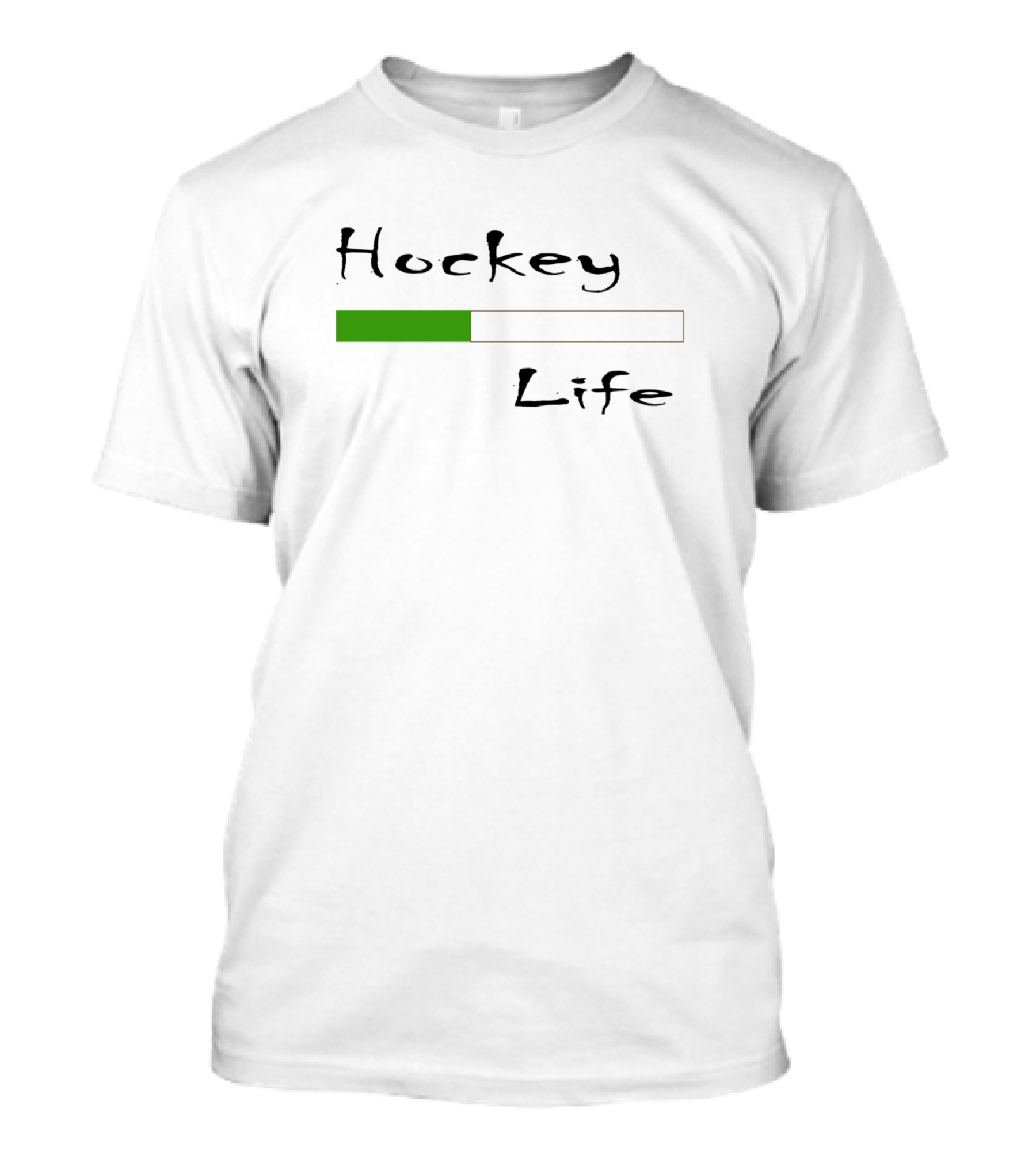 Hockey Life Loading Progress Bar T-Shirt