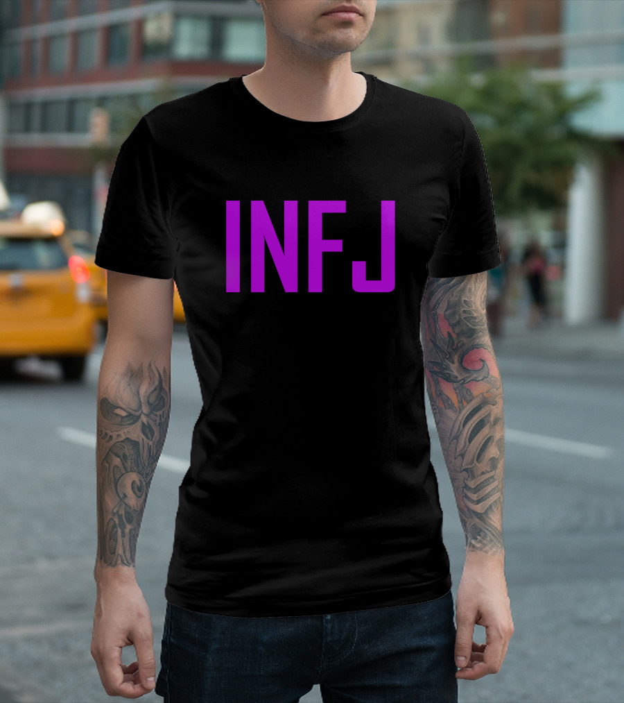 INFJ Graphic Purple Text T-Shirt