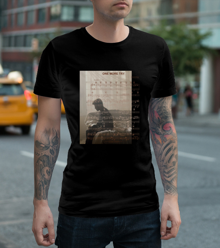 ONE MORE TRY Sheet Music T-Shirt