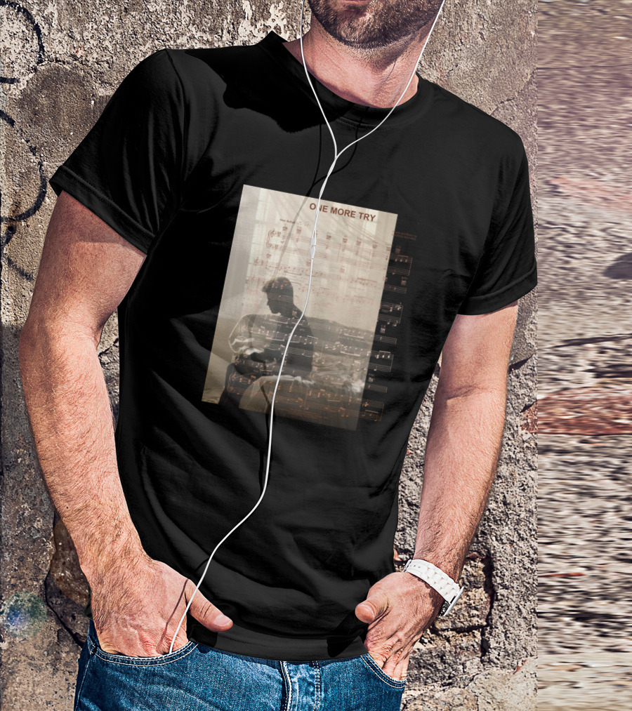 ONE MORE TRY Sheet Music T-Shirt