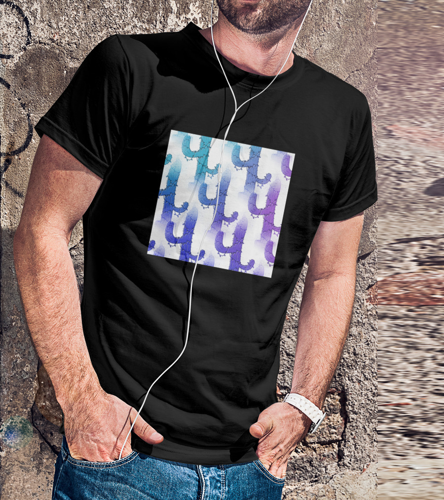 Snowflake Boho Christmas Holiday Cactus T-Shirt