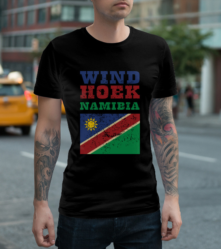 WINDHOEK NAMIBIA Flag Of Namibia T-Shirt