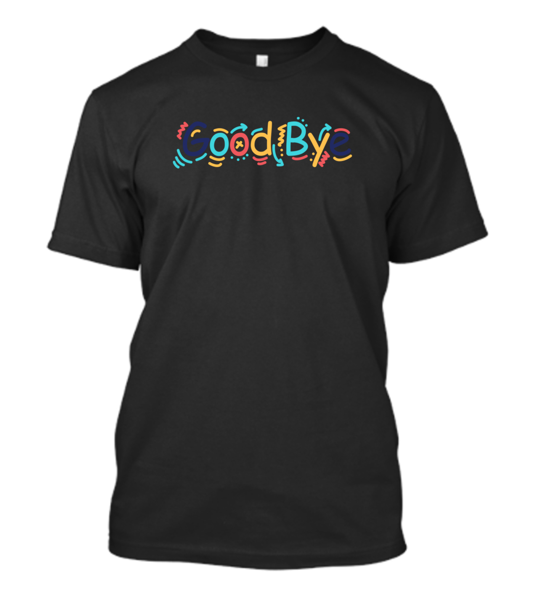 Goodbye Multicolored Doodle T-Shirt