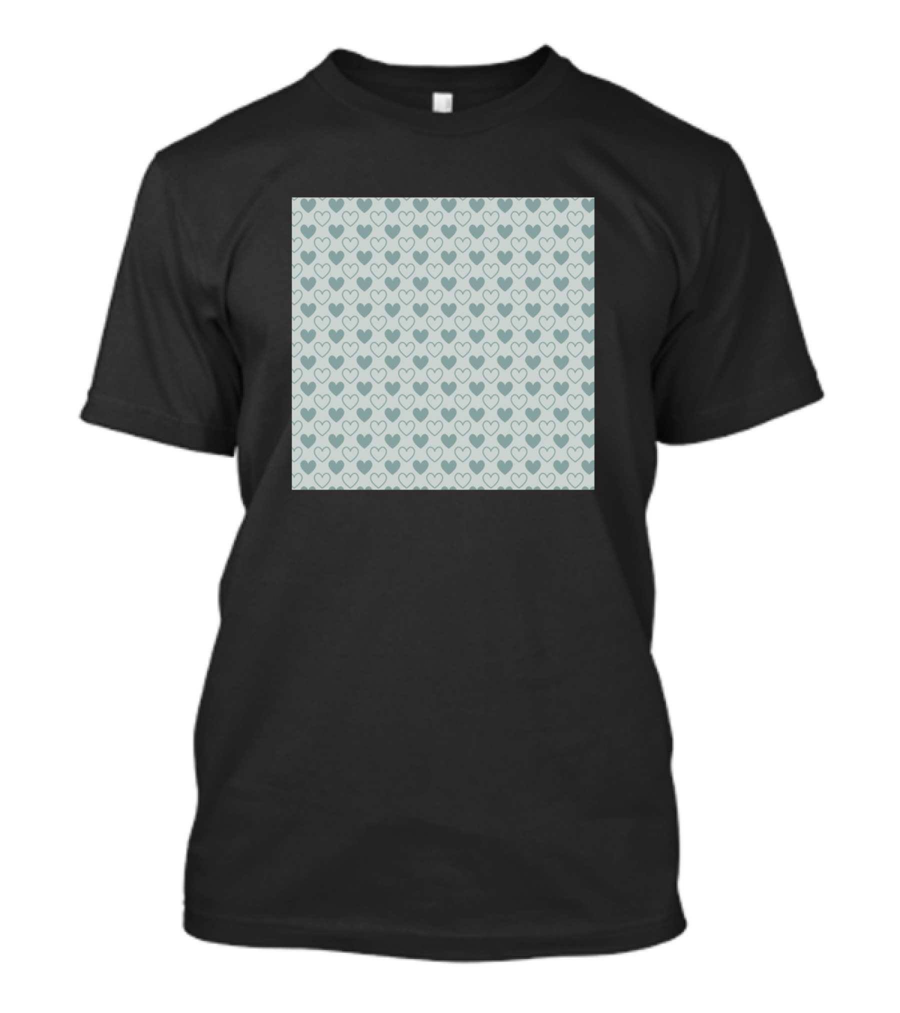 Heart Pattern Repeating Hearts T-Shirt