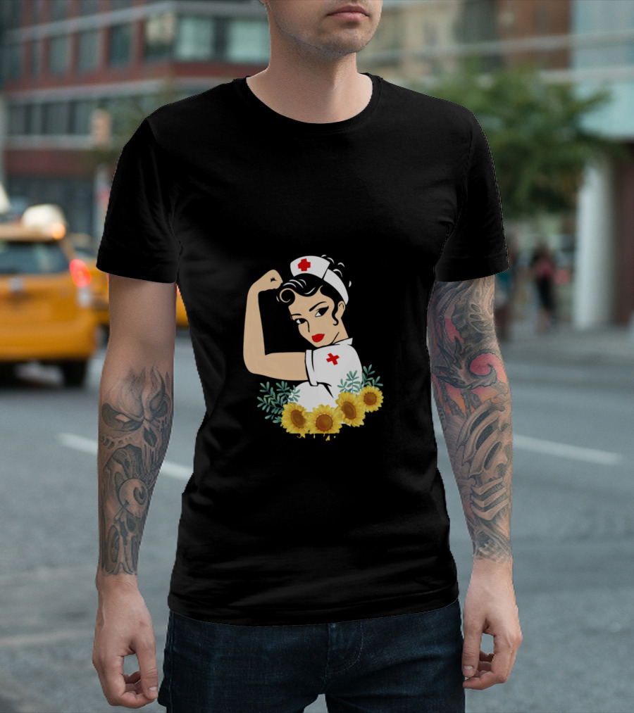 Nurses Not Fragile Like A Flower Fragile Like A Bomb T-Shirt