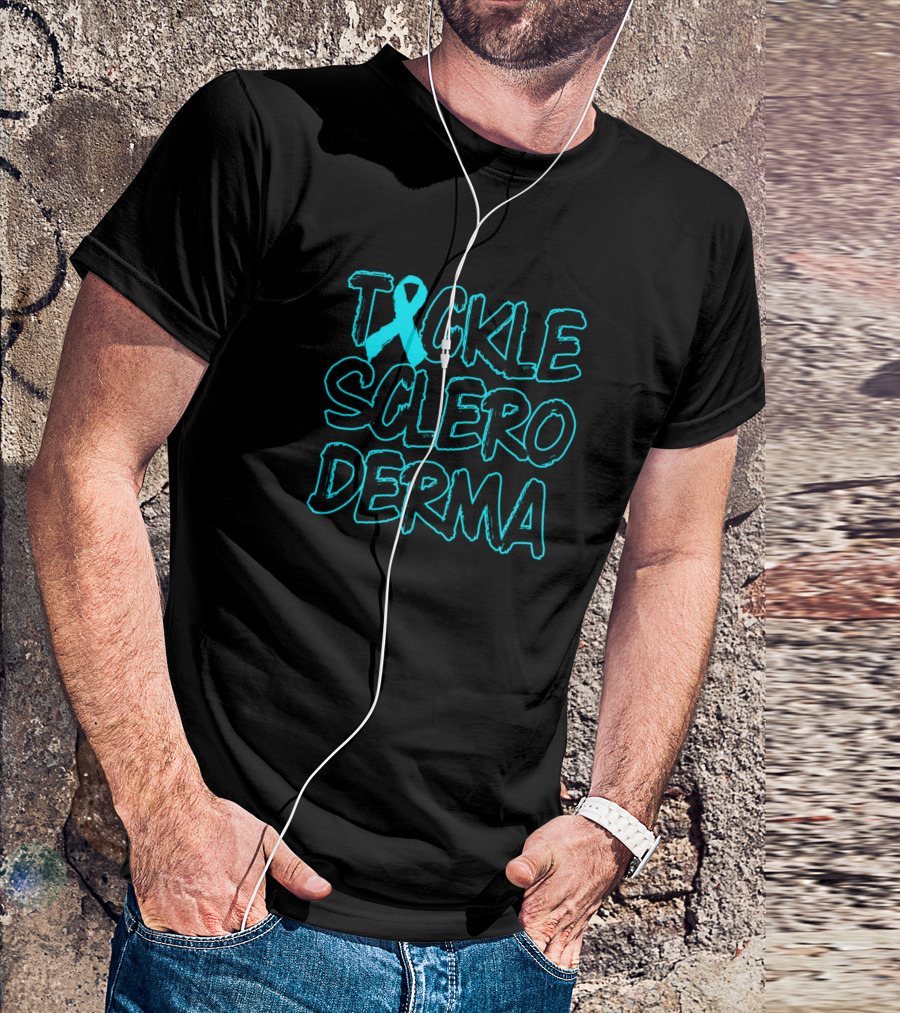 Tackle Scleroderma Awareness Survivor Warrior T-Shirt