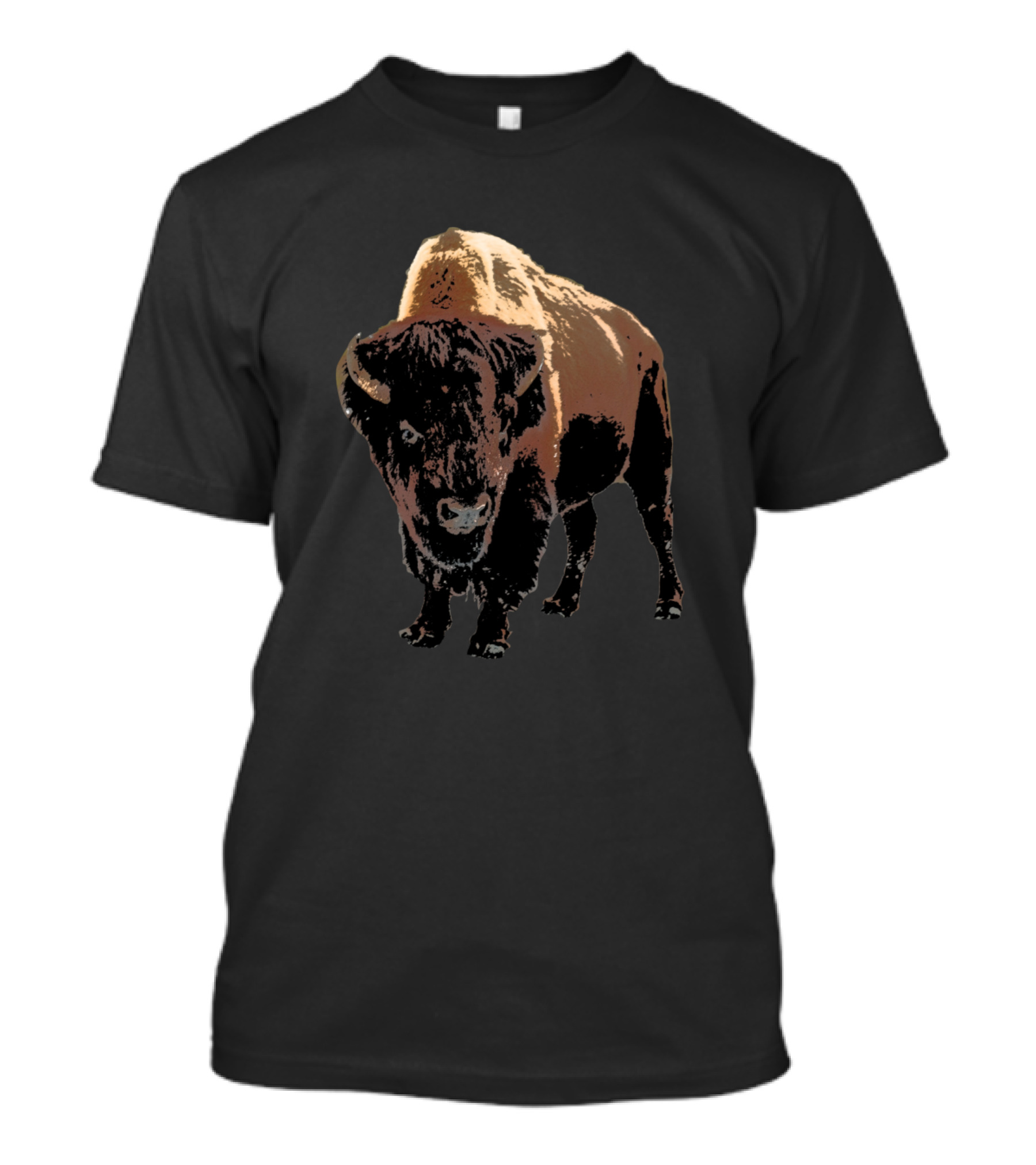 Bison In Natural Tones T-Shirt
