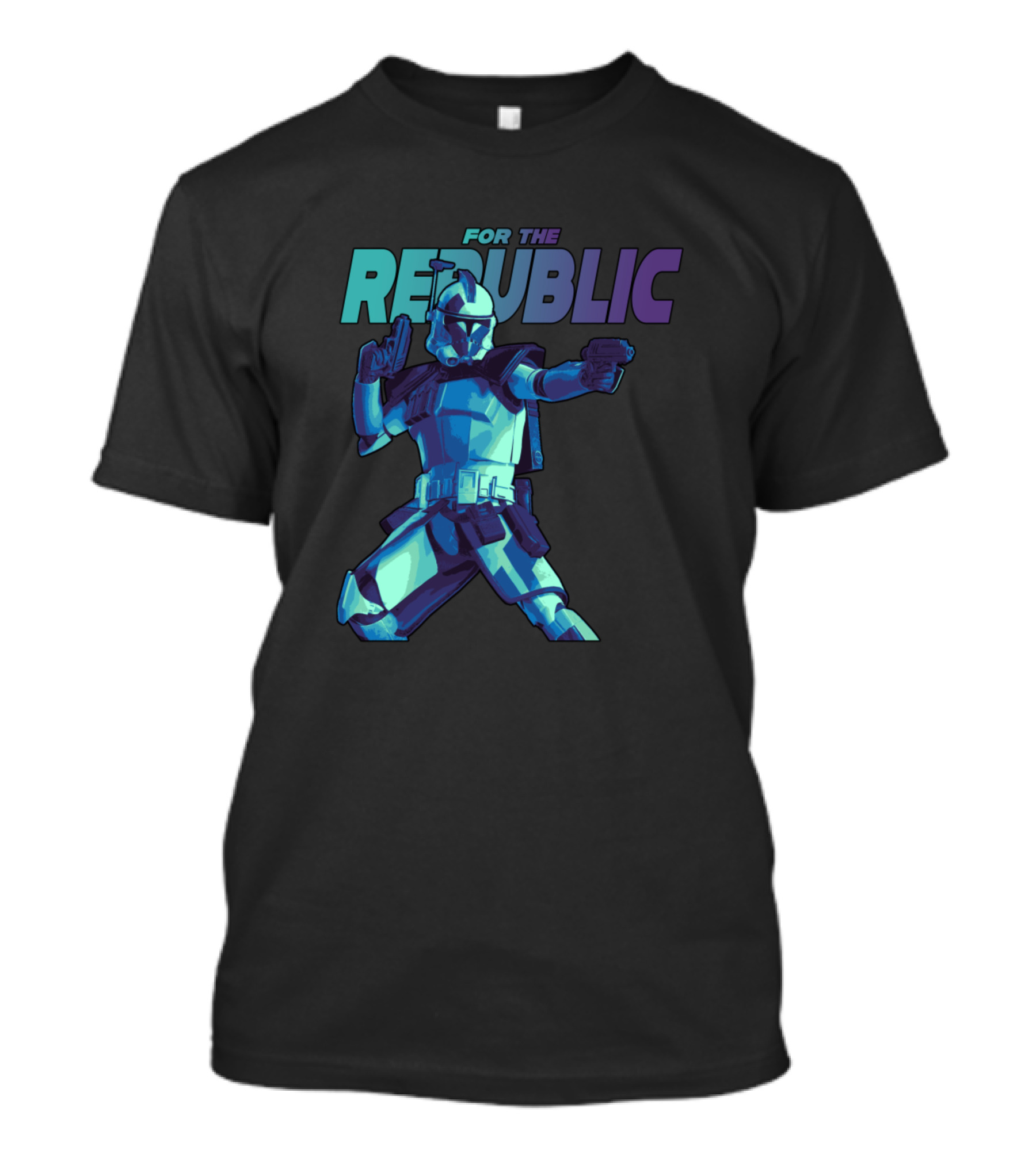 For The Republic Clone Wars Trooper T-Shirt