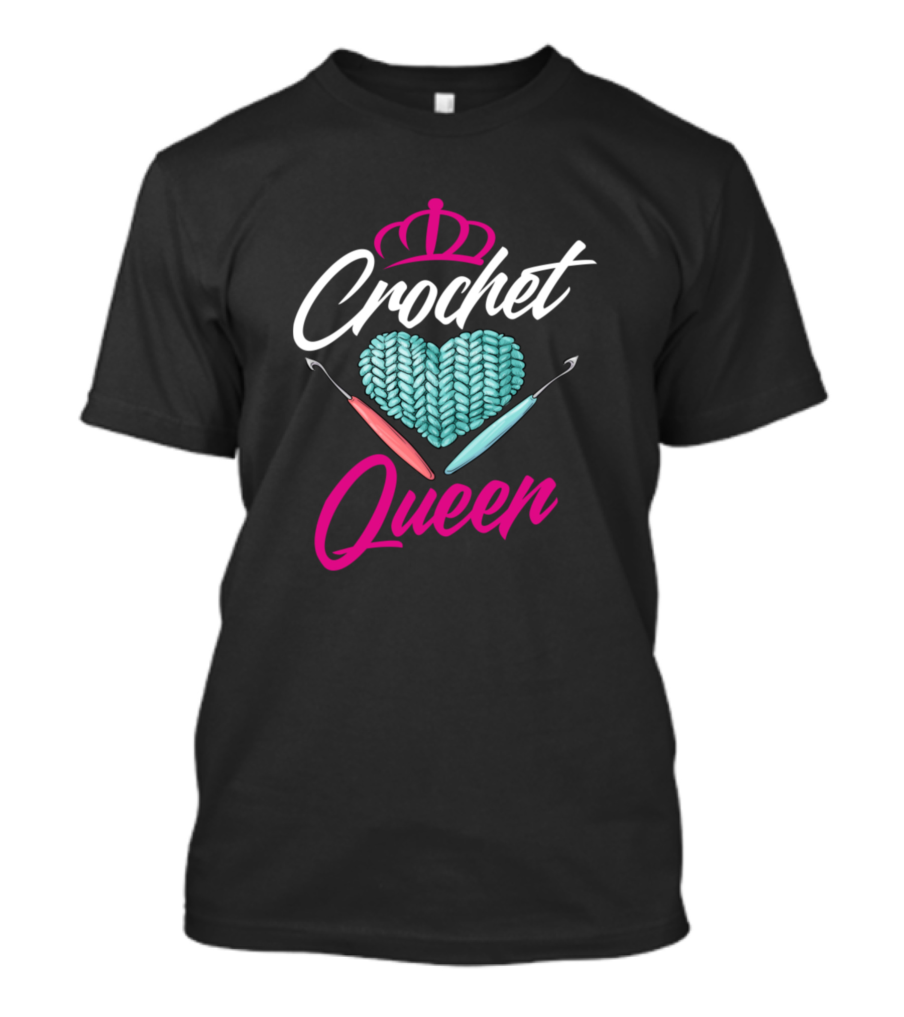 Crochet Lovers Queen Crochet Love T-Shirt