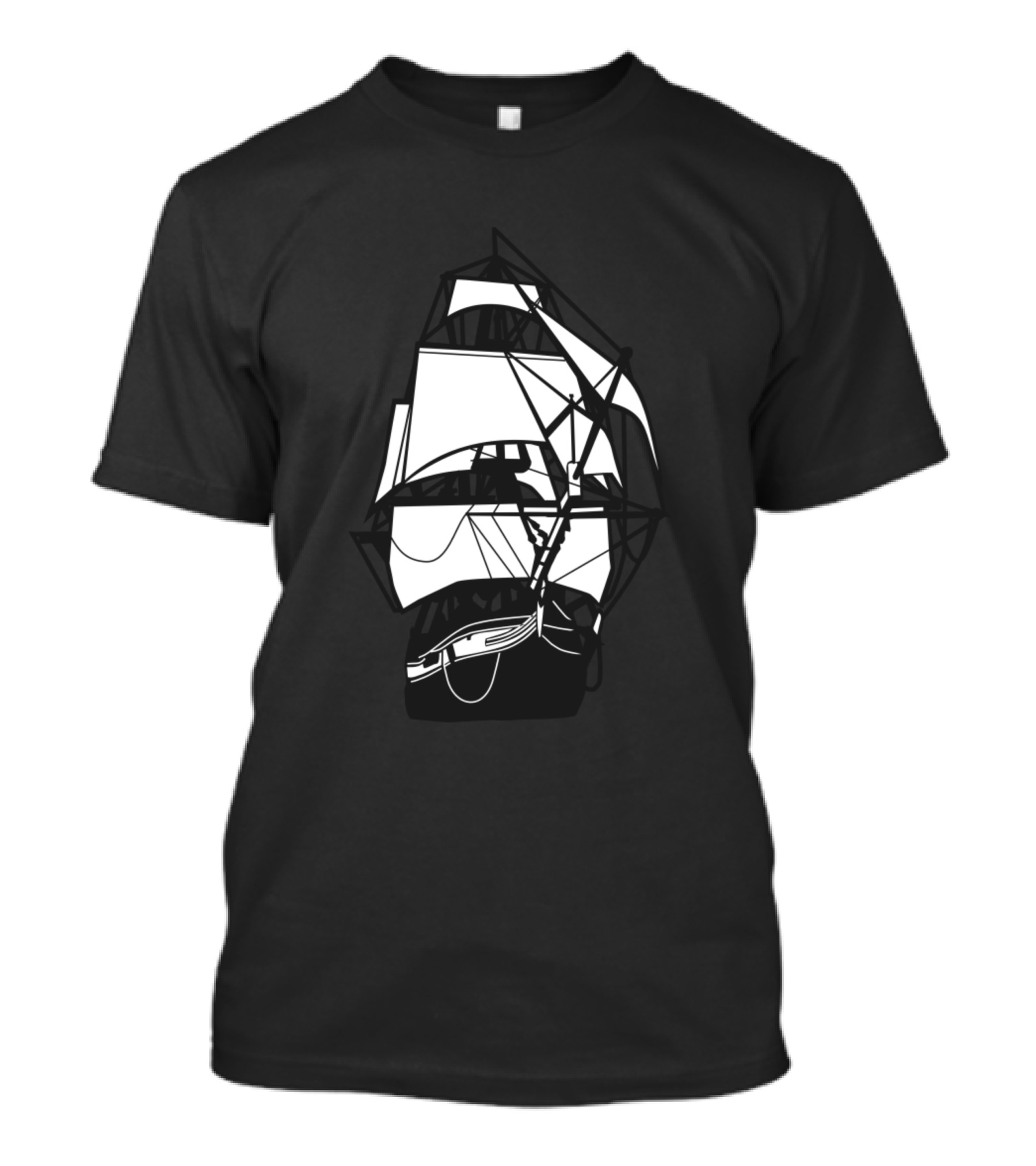 Sailing Ship Vessel Nautical Adventure Classic Tall Ship T-Shirt