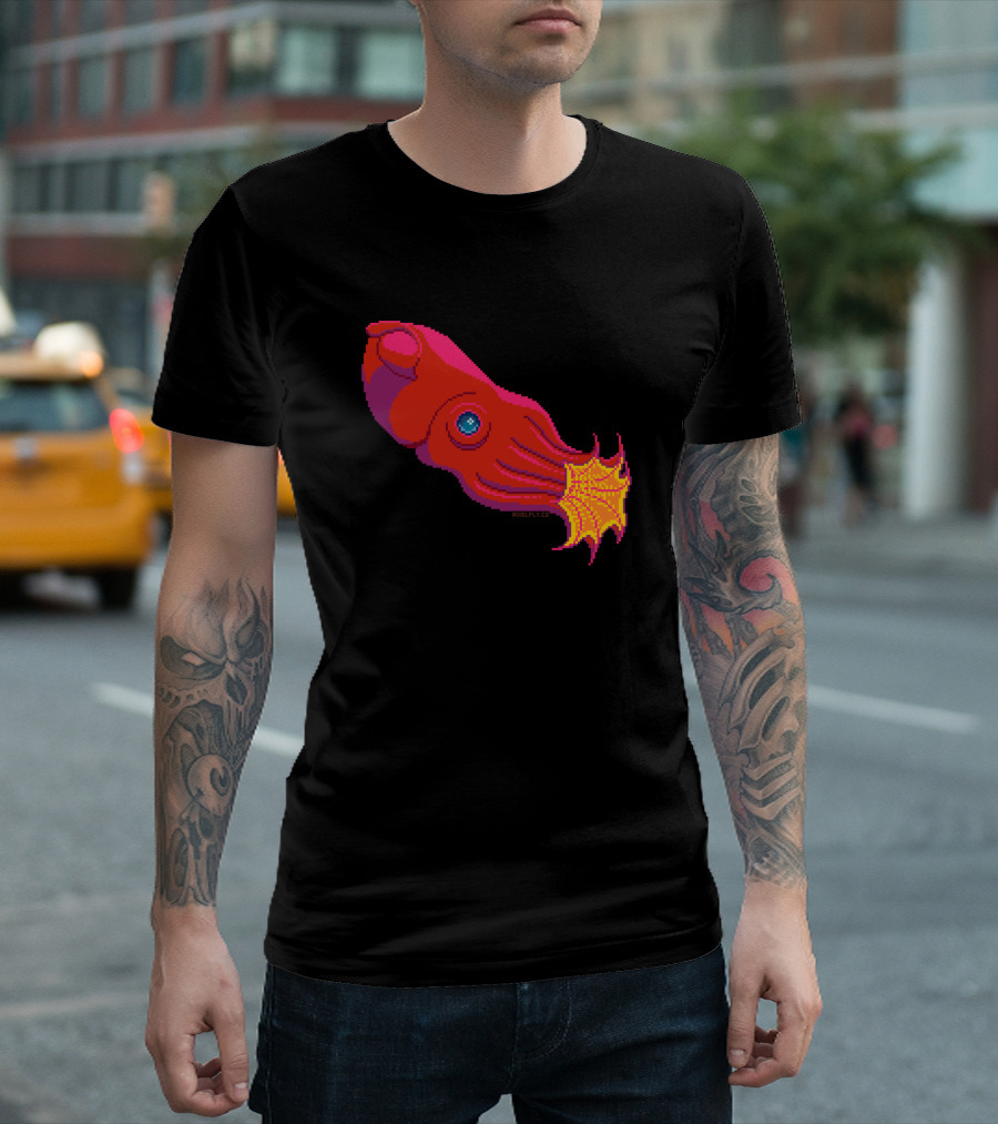 Vampire Squid Pixel T-Shirt