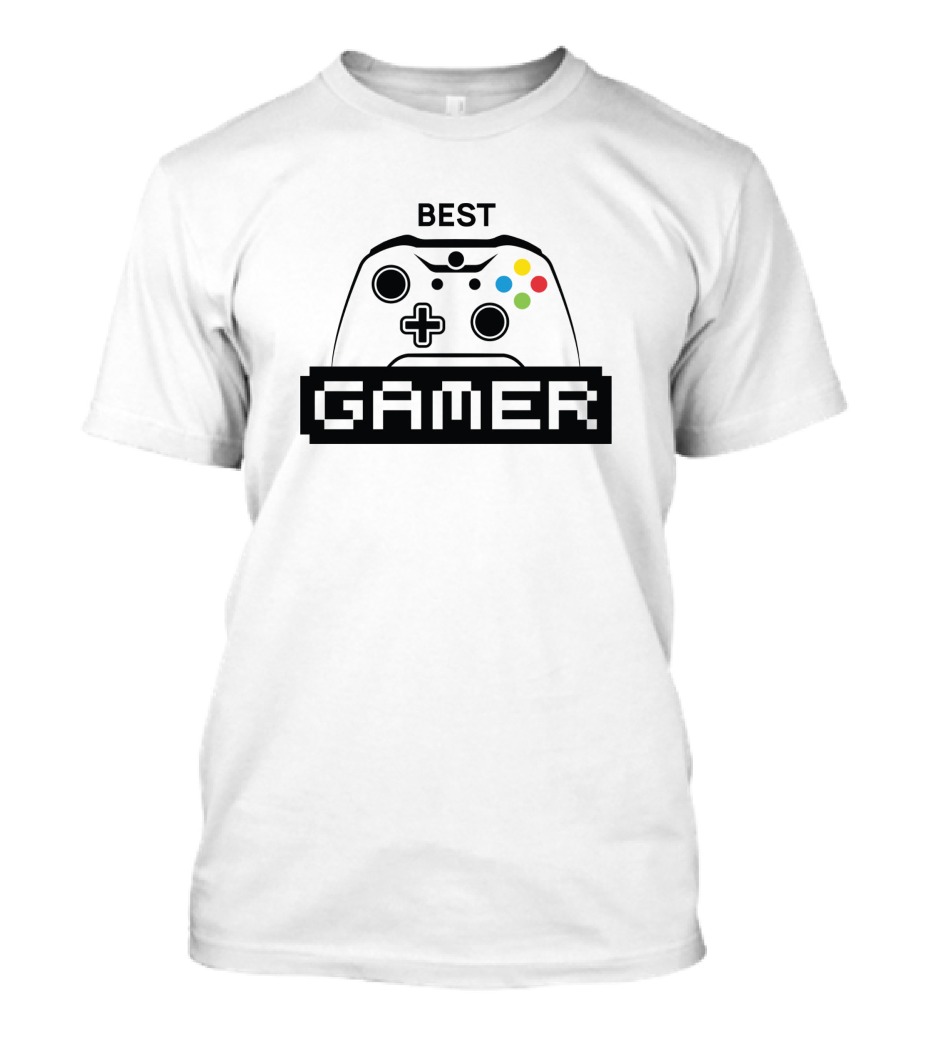 Best Gamer Controller Pixel T-Shirt