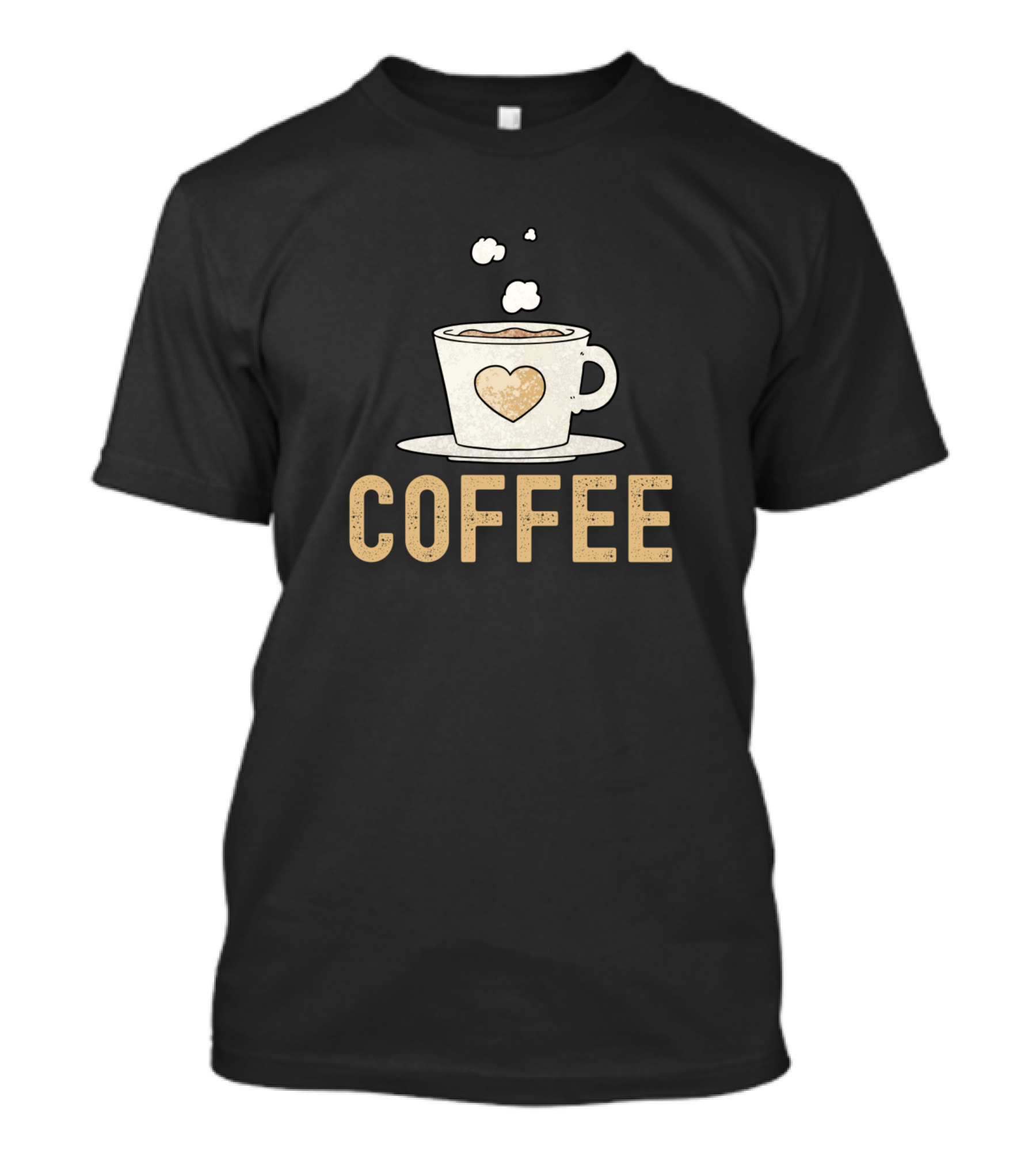 Coffee Heart Love Cup T-Shirt