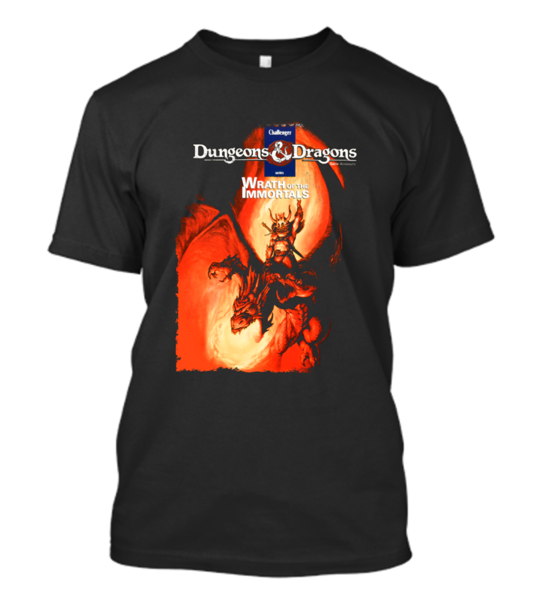 Dungeons And Dragons Wrath Of The Immortals Challenger Role Playing Game Adventure T-Shirt