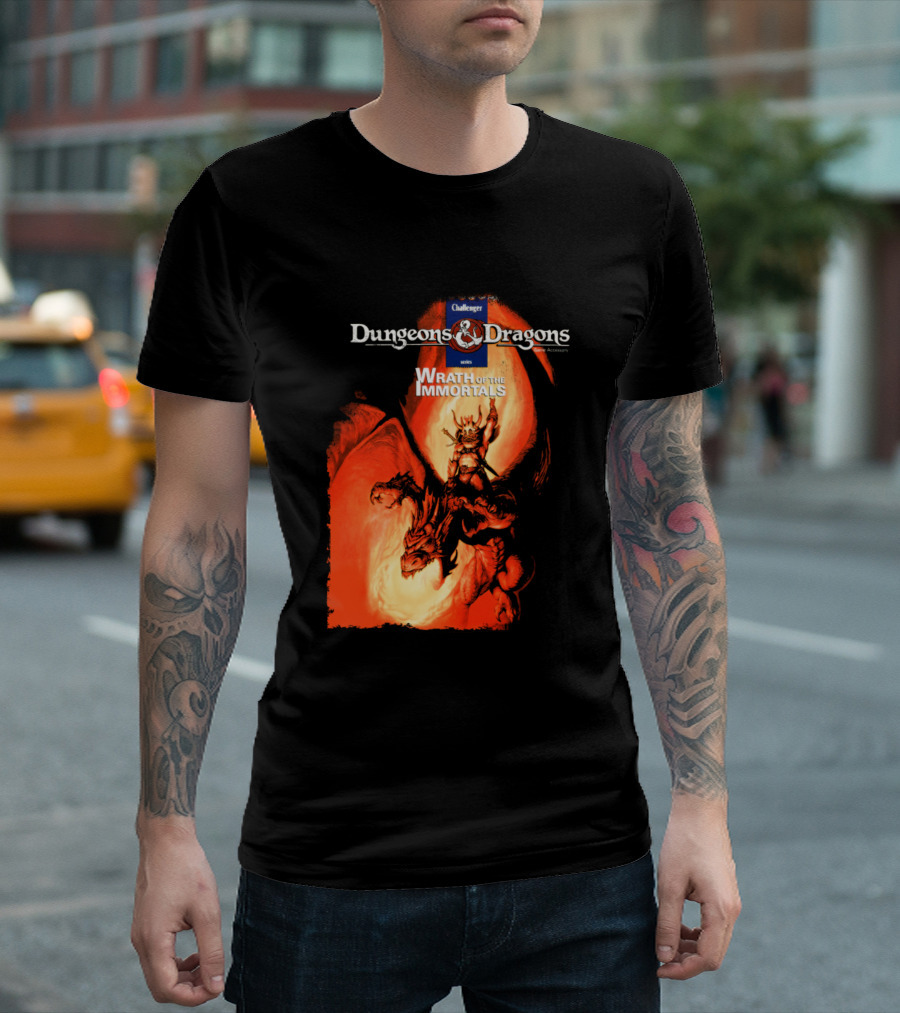 Dungeons And Dragons Wrath Of The Immortals Challenger Role Playing Game Adventure T-Shirt
