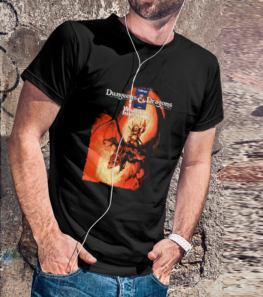 Dungeons And Dragons Wrath Of The Immortals Challenger Role Playing Game Adventure T-Shirt