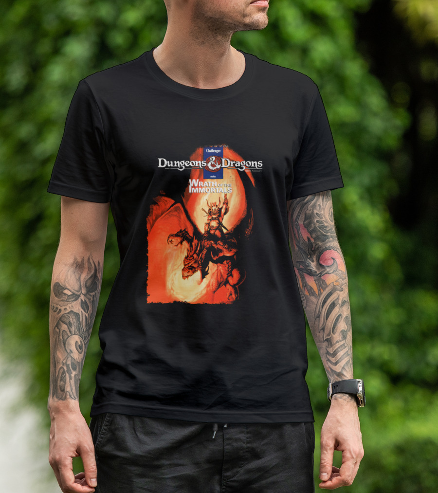 Dungeons And Dragons Wrath Of The Immortals Challenger Role Playing Game Adventure T-Shirt