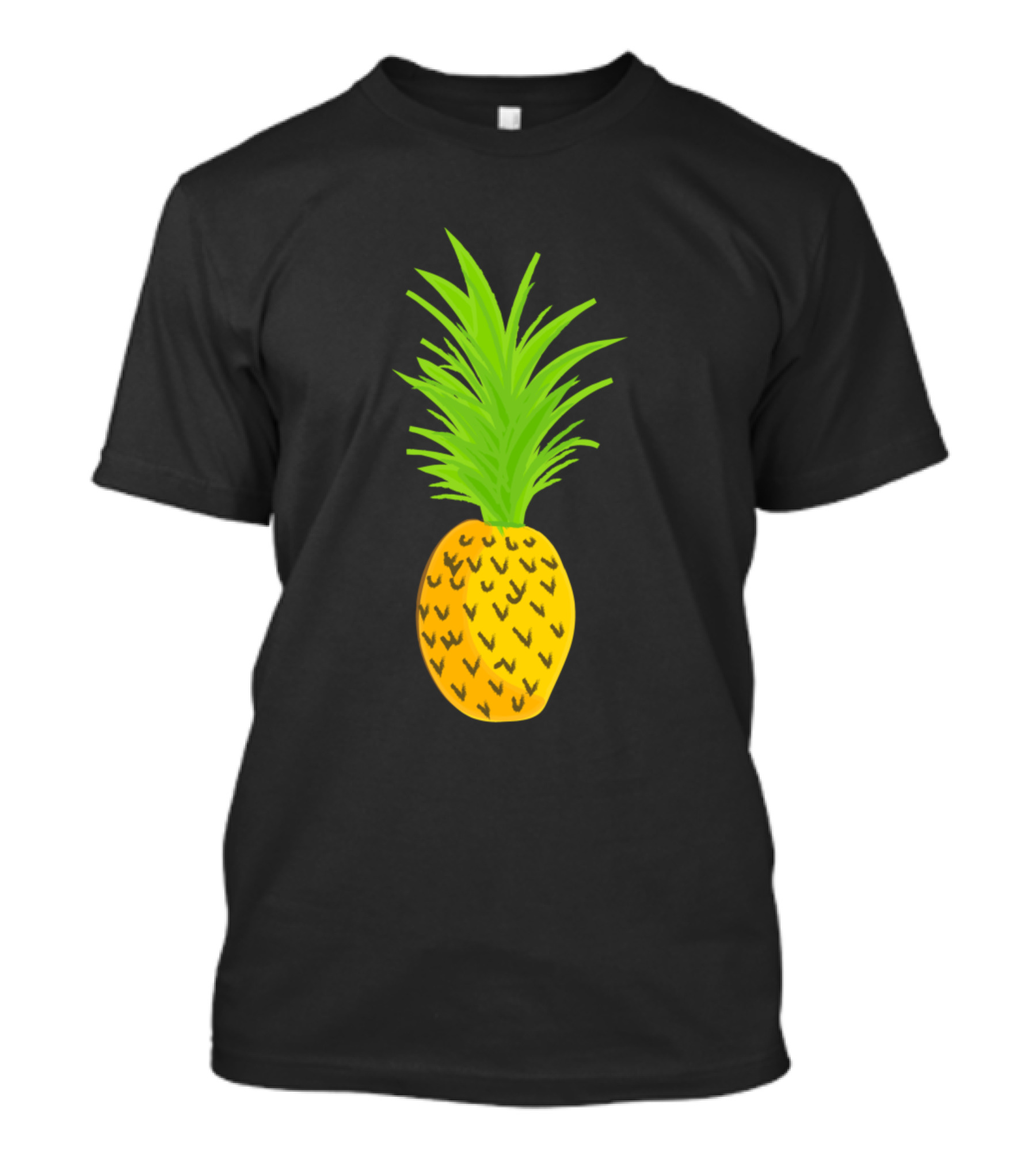 Fruit Pineapple Bold Yellow Green Tropical T-Shirt