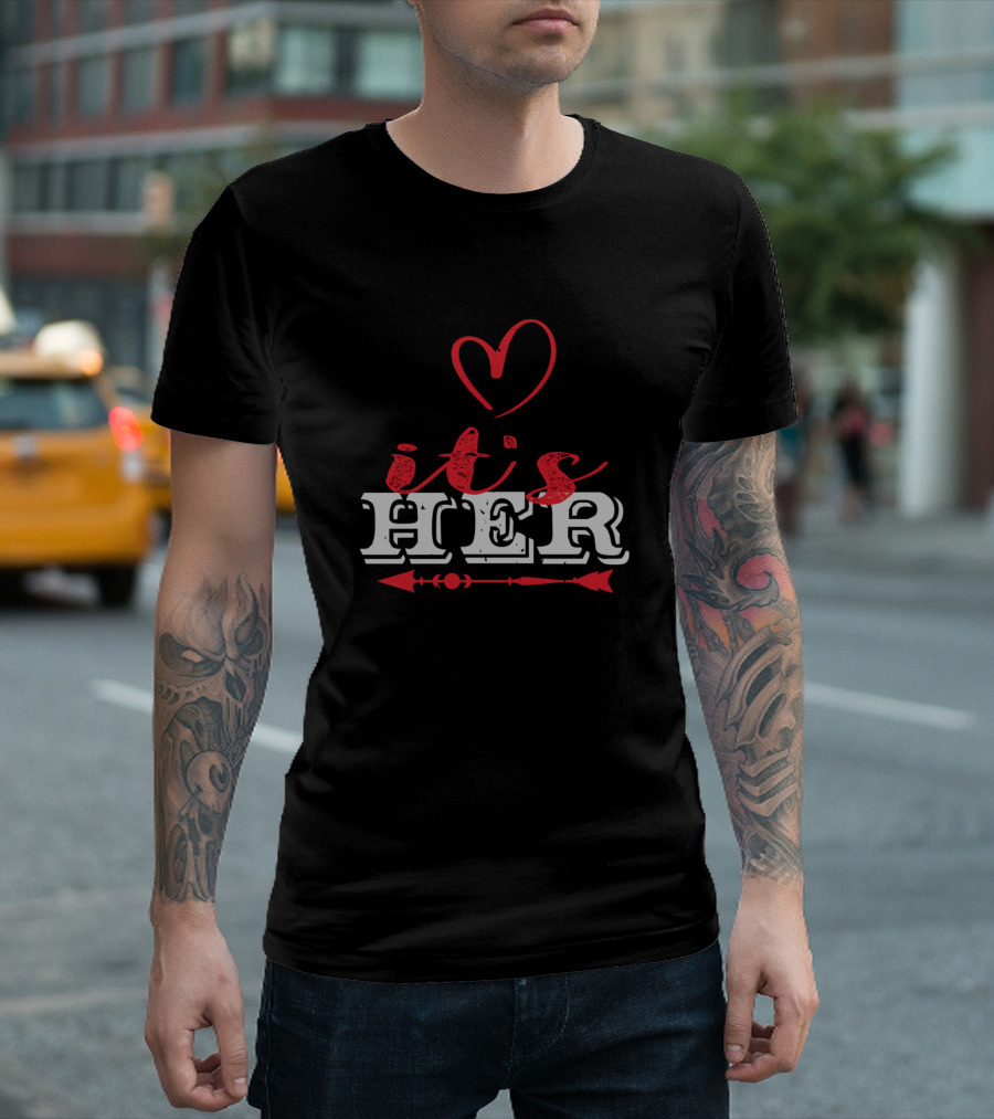 Love Heart It's Her Arrow T-Shirt