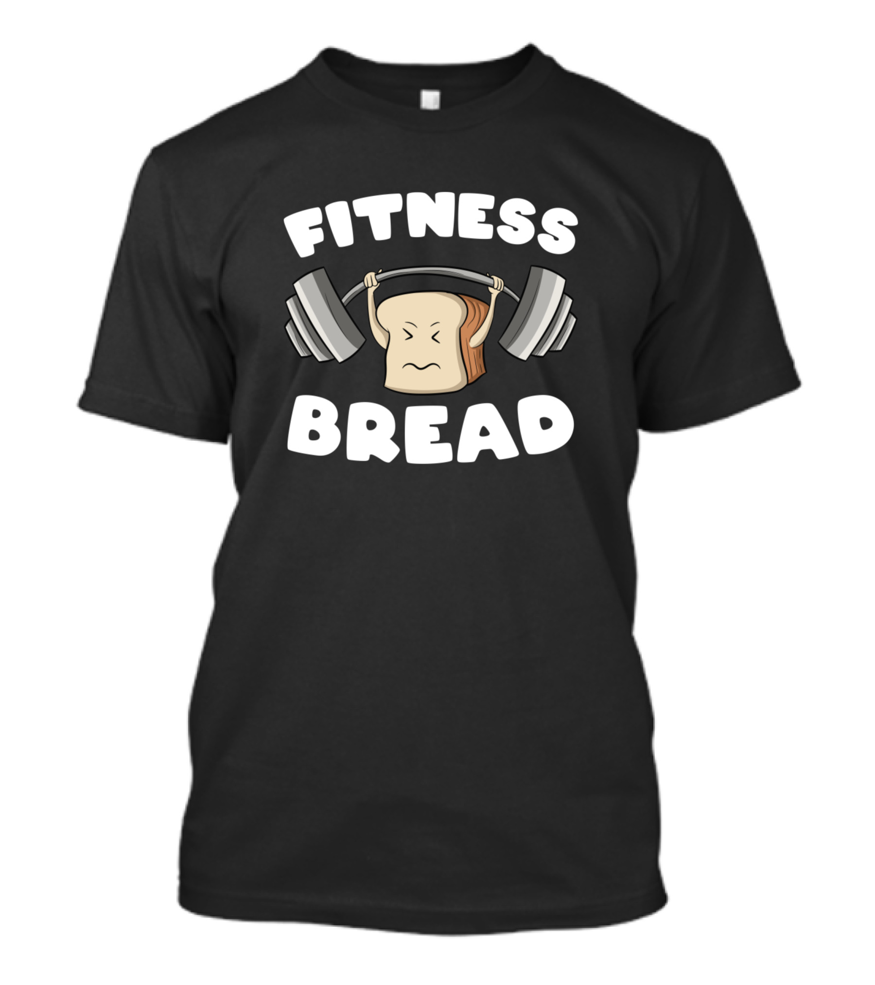 Fitness Bread Weightlifting Gym Foodies Baker T-Shirt