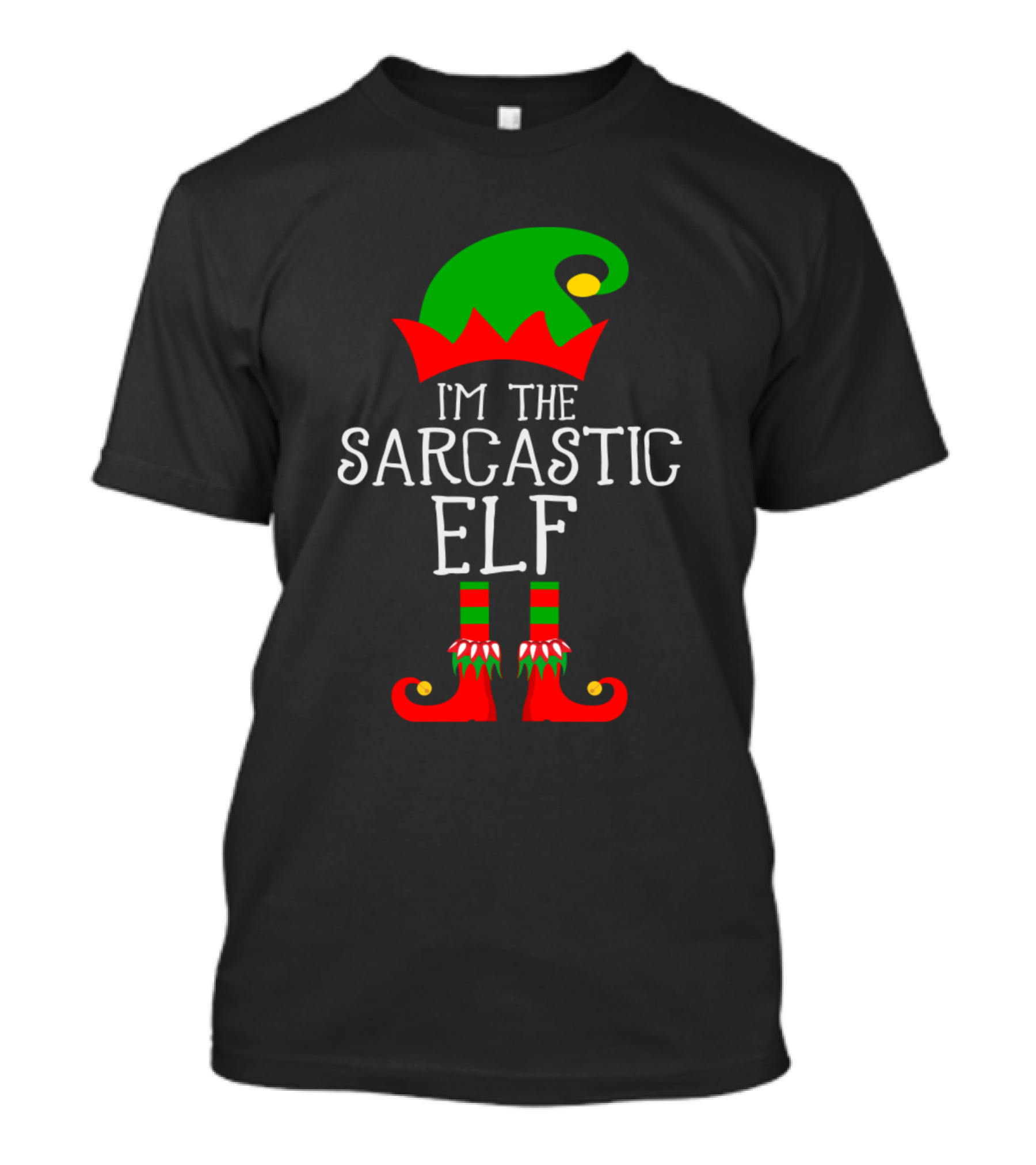 I'm The Sarcastic Elf Christmas Humor T-Shirt