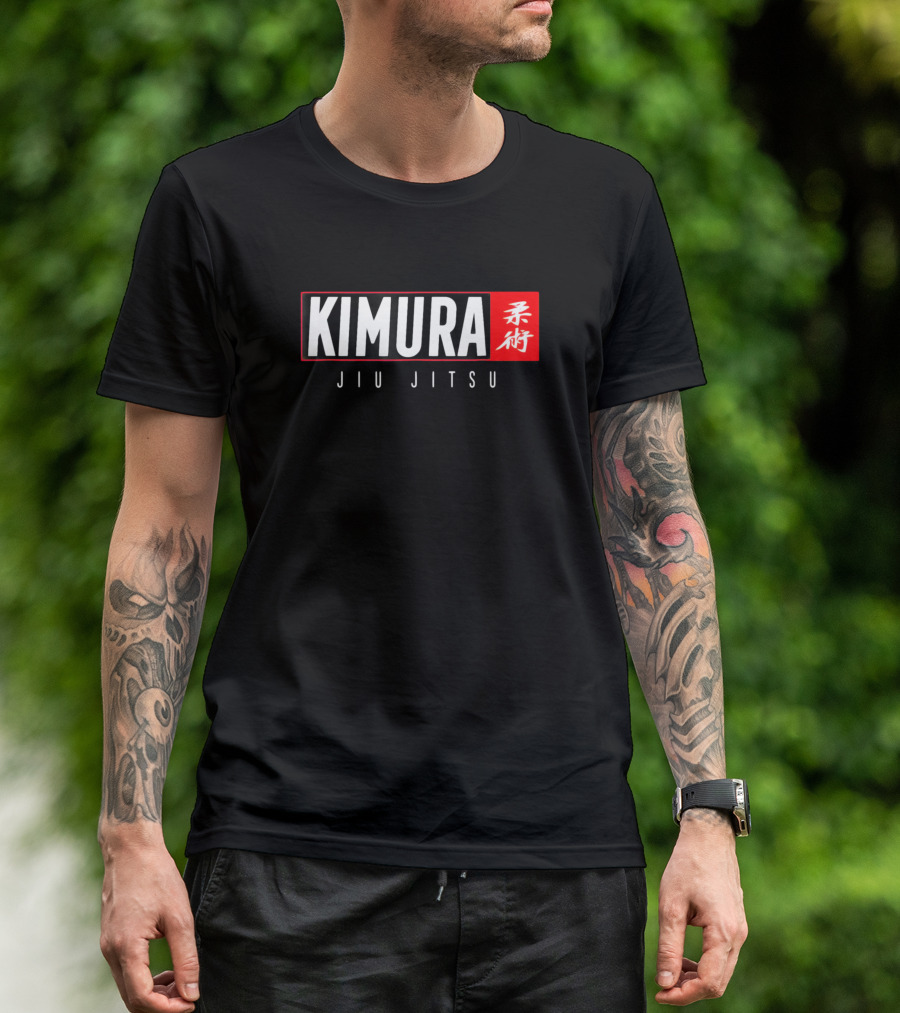 Kimura Jiu Jitsu Martial Arts Kanji T-Shirt