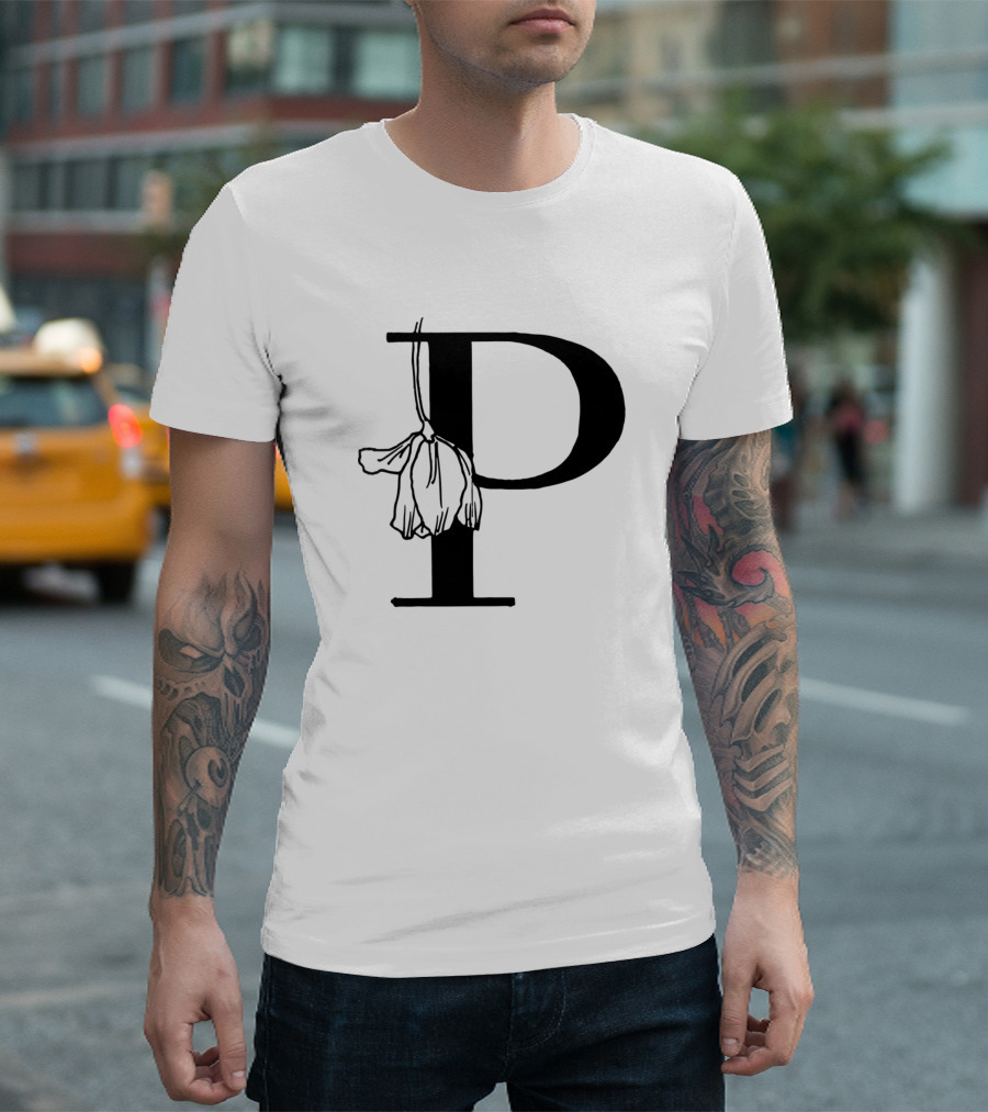 P Dried Rose Monogram T-Shirt