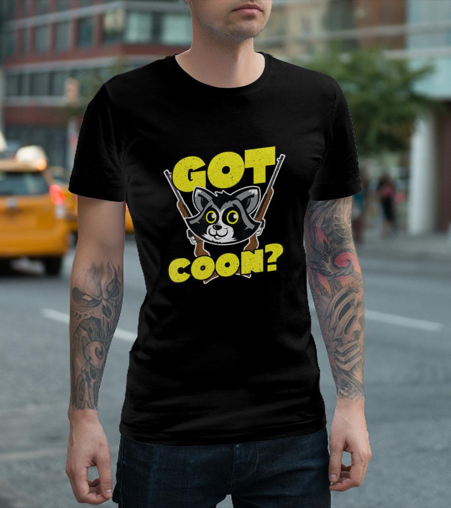 Got Coon Raccoon Hunting Gear Funny Got Coon? T-Shirt