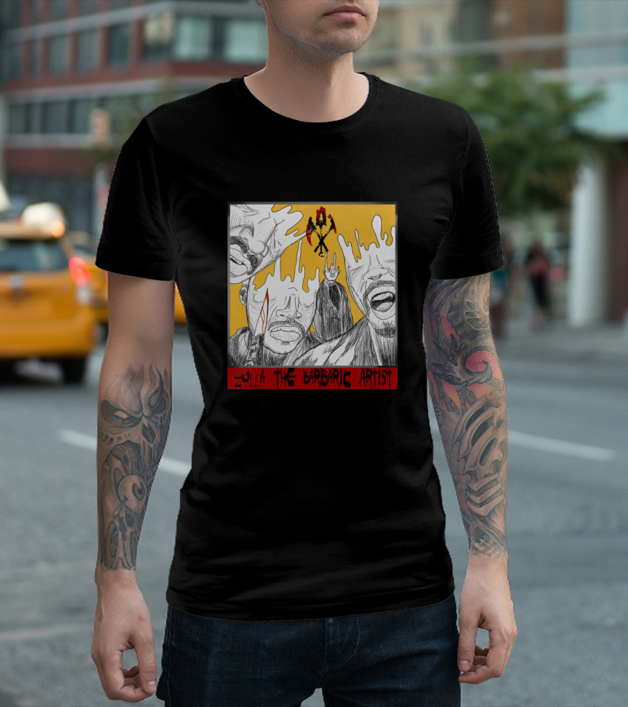 Zula the Barbaric Artist Gravediggaz 6 Feet Deep T-Shirt