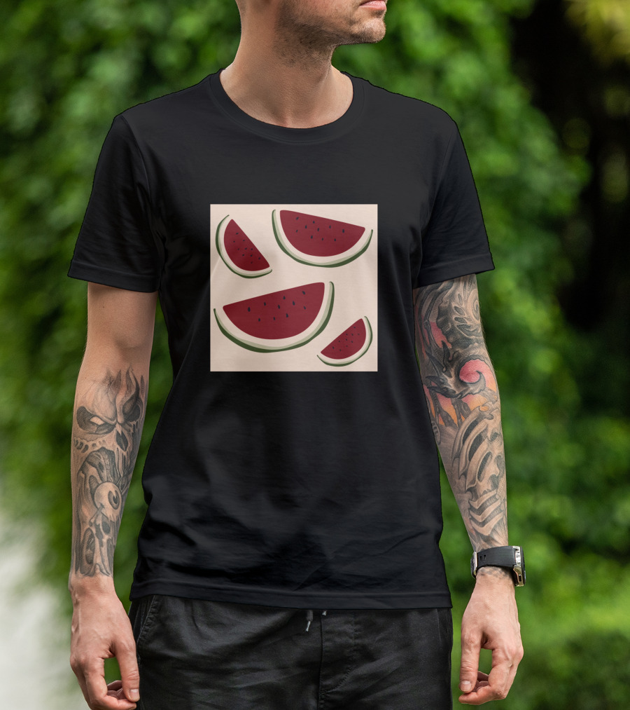Summer Fruit Refreshing Watermelon Slices T-Shirt