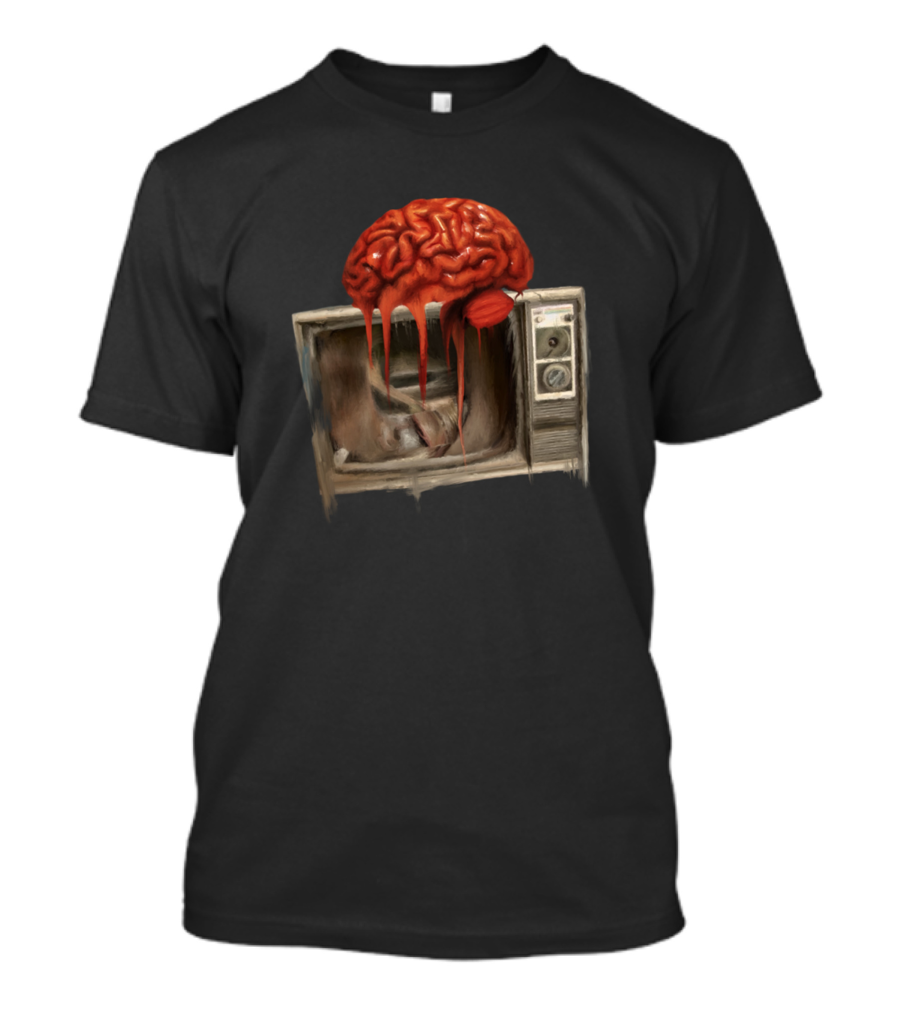 Tv Fooling Brain Melting Television T-Shirt