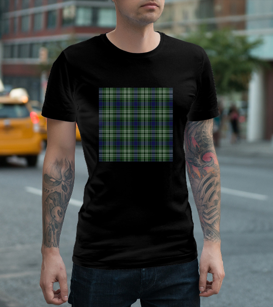 Blyth Tweeside District Tartan Plaid Scottish T-Shirt