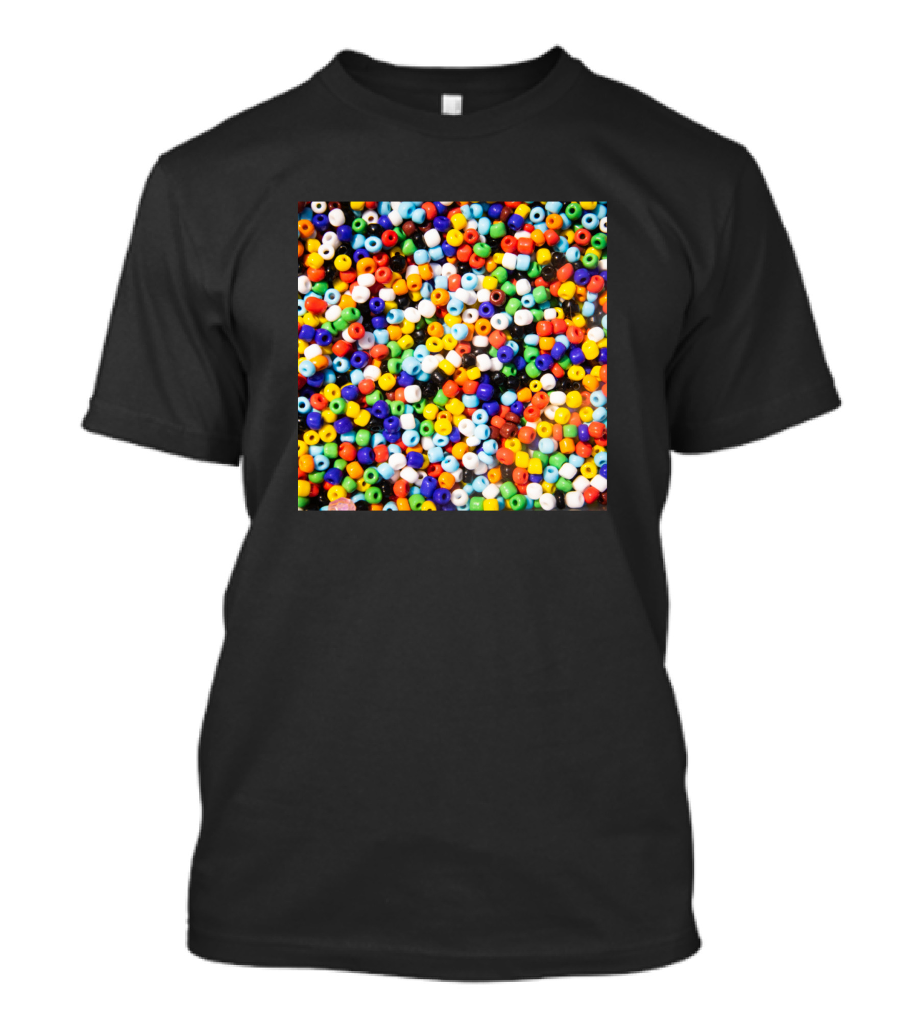 Colourful Beads Vibrant Mosaic T-Shirt