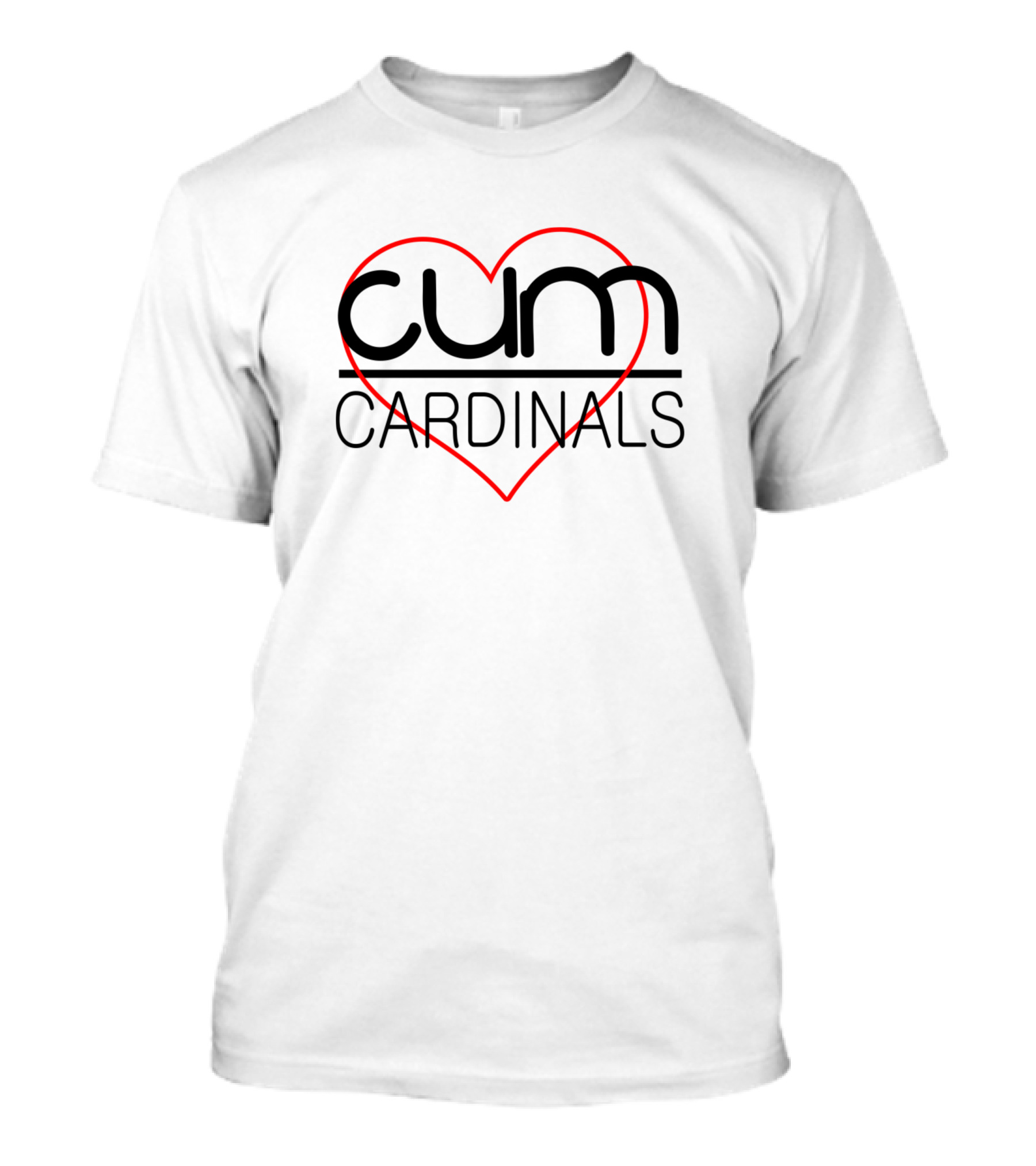 Concordia University Michigan Cardinals Heart T-Shirt