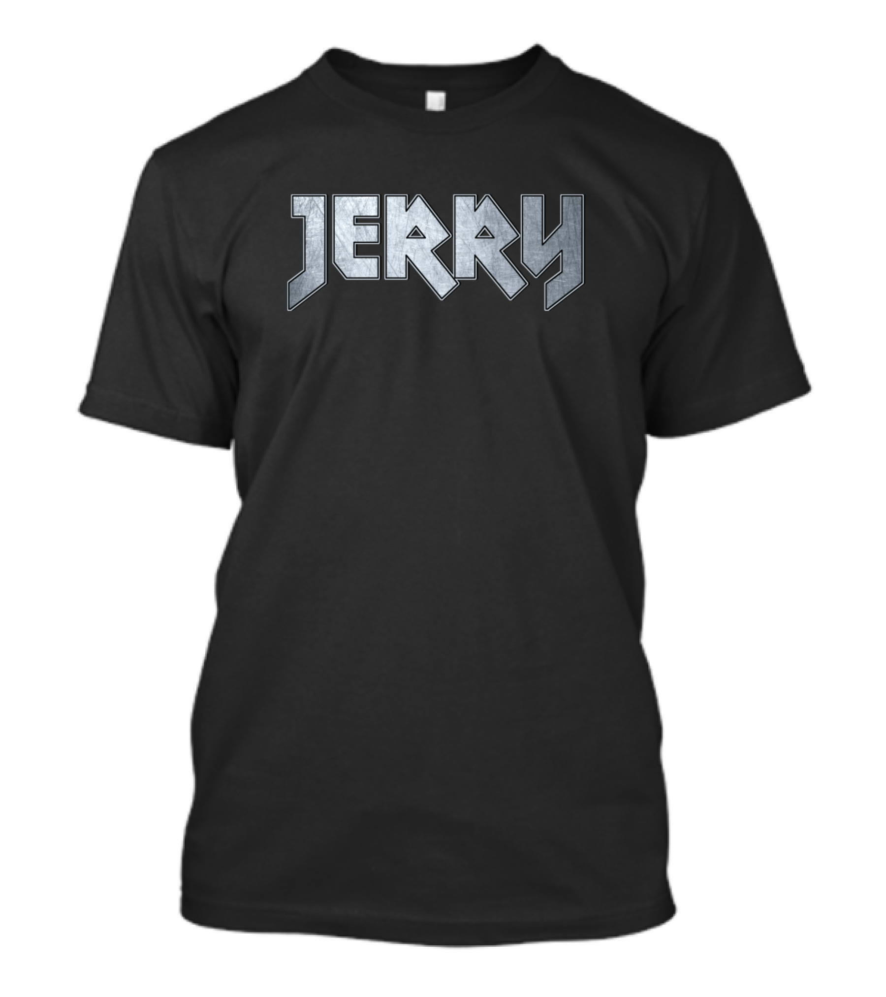 Jerry Heavy Metal Typography T-Shirt