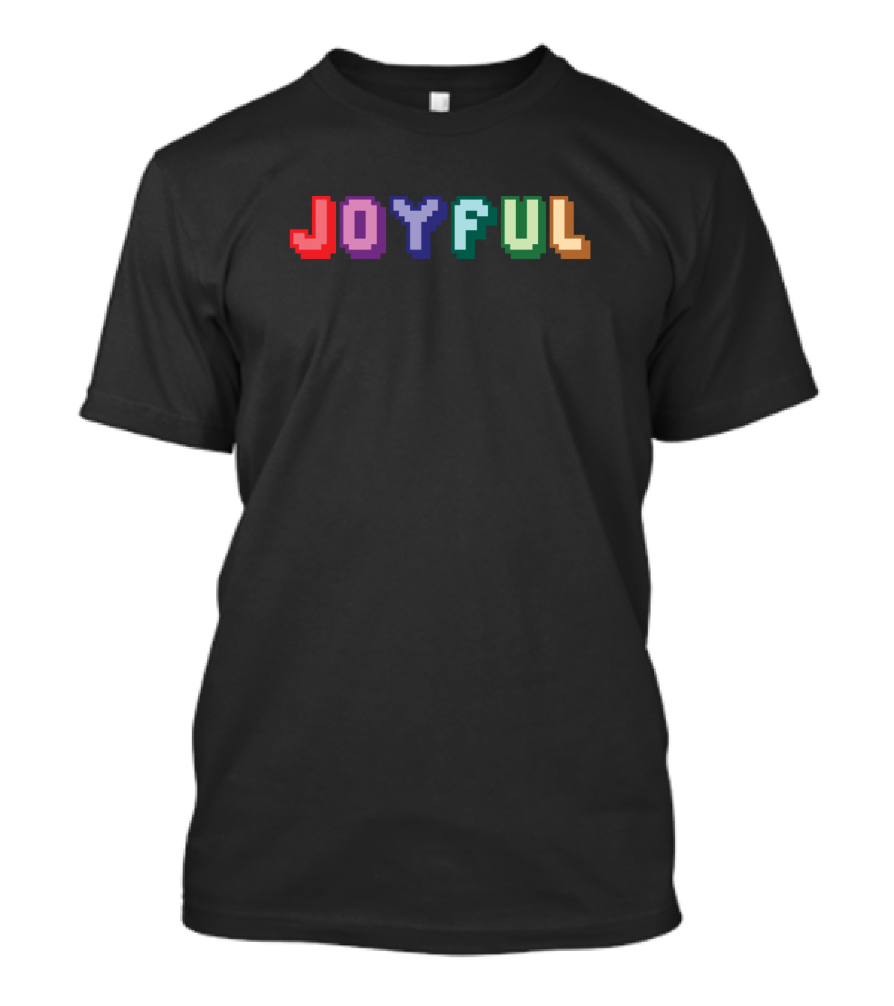 Joyful Pixel Art Christmas Holidays T-Shirt
