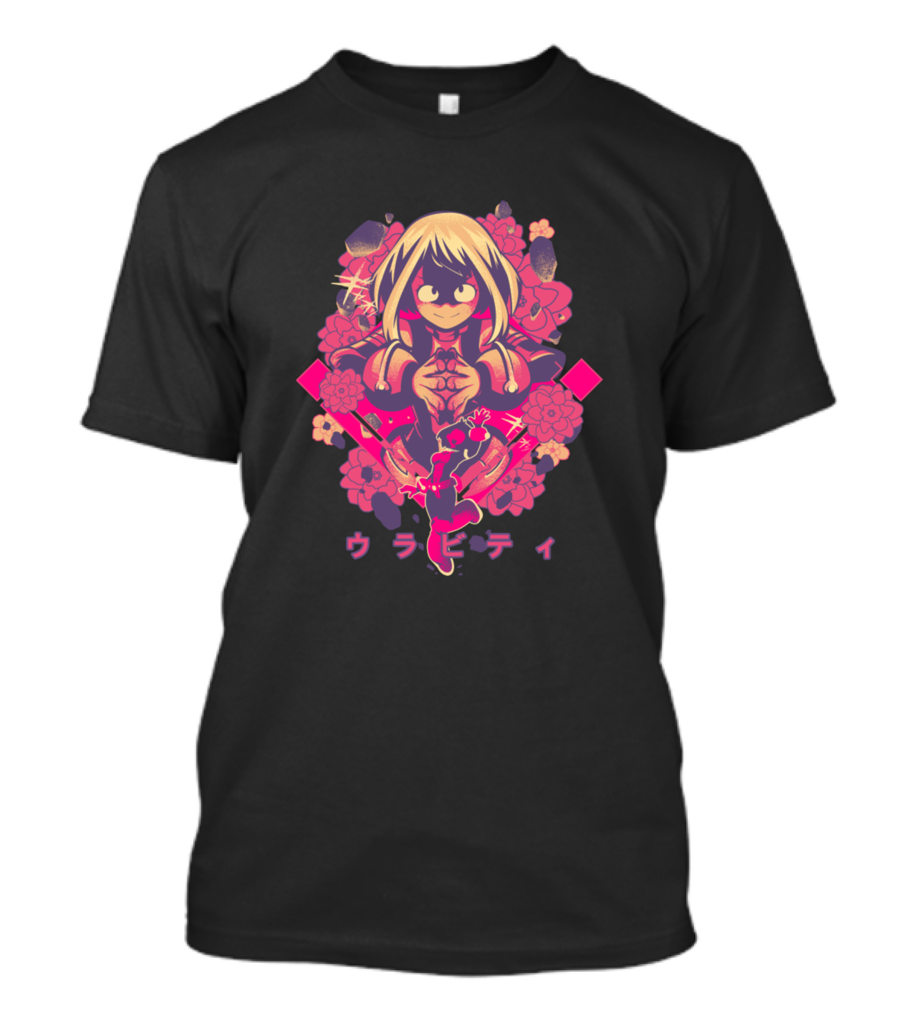 Ochaco Uravity Floral Anime Aesthetic T-Shirt