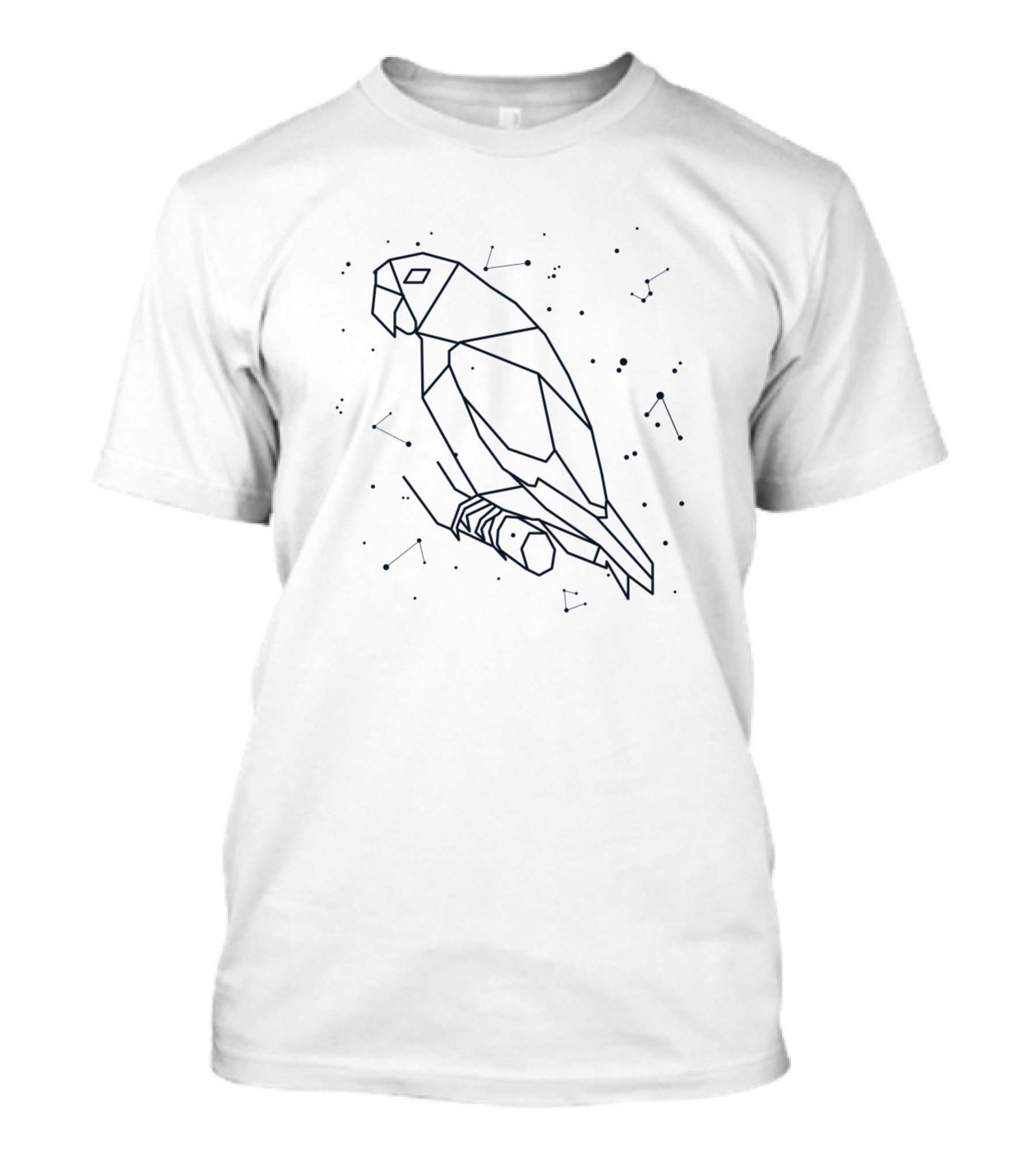 Parrot Constellation Pet Astrology Stars Sign T-Shirt