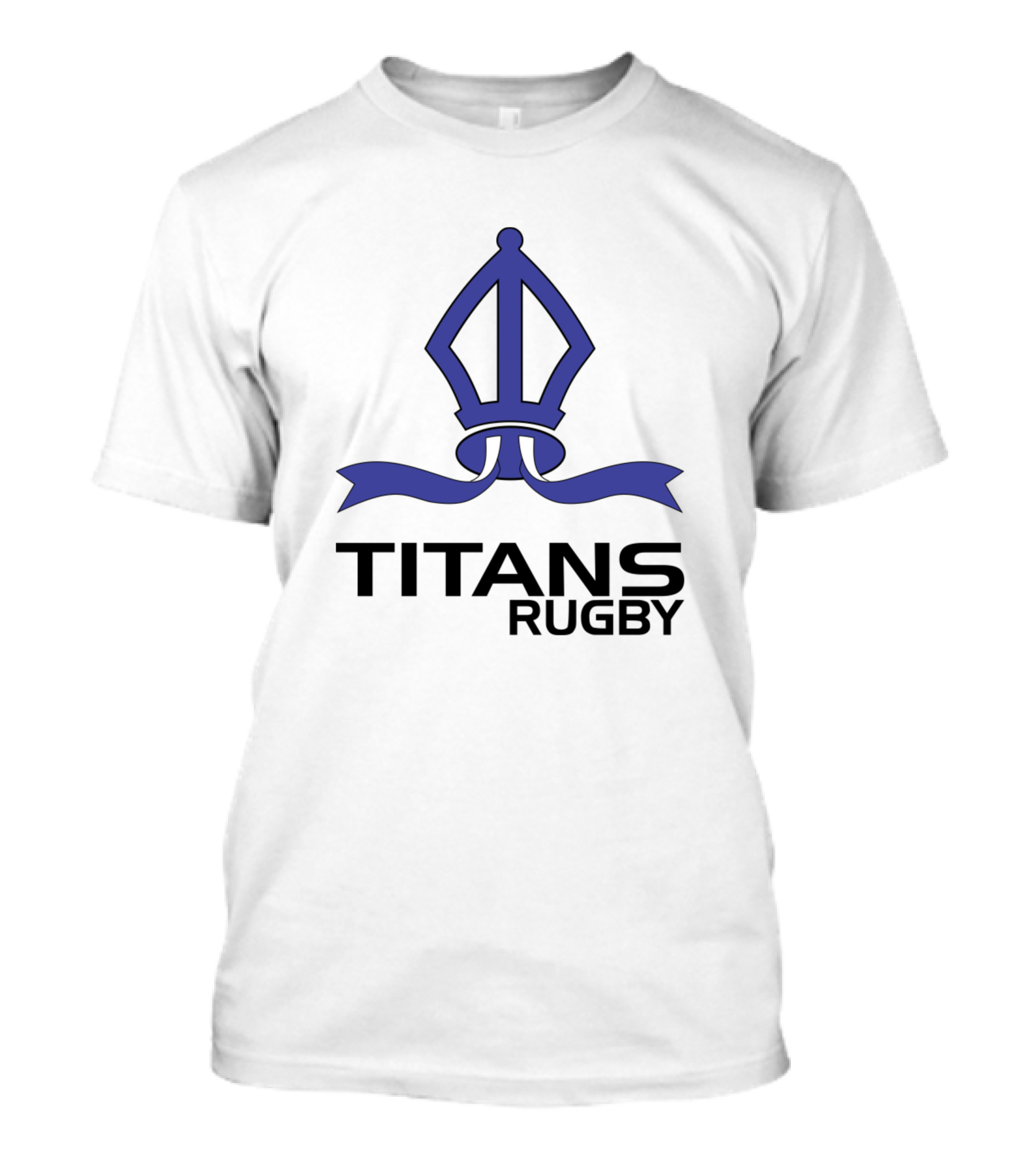 Rotherham Titans Rugby Iconic Blue Crown Emblem T-Shirt