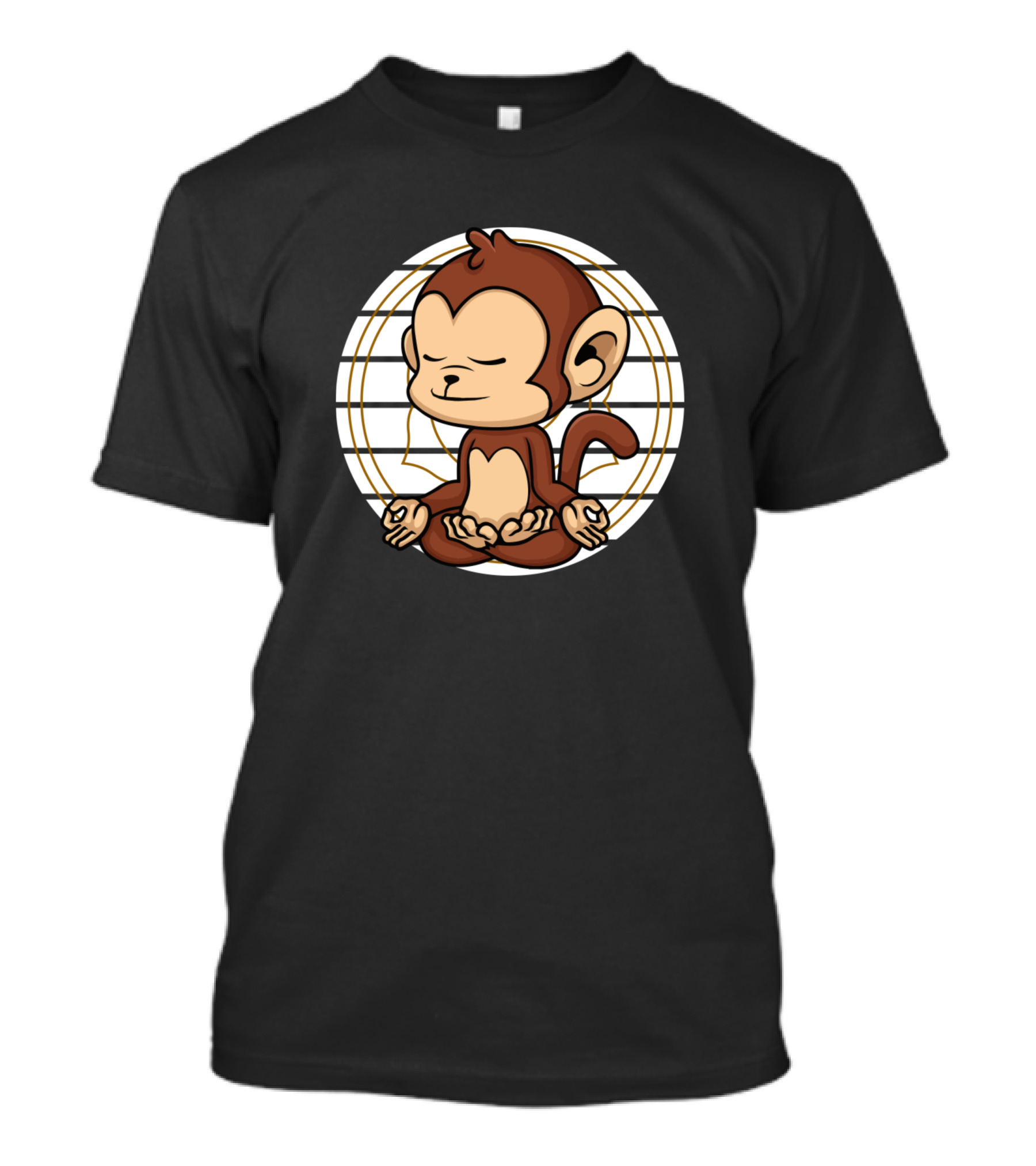 Yoga Nidra Zen Meditation Monkey Chakra Chimpanzee T-Shirt