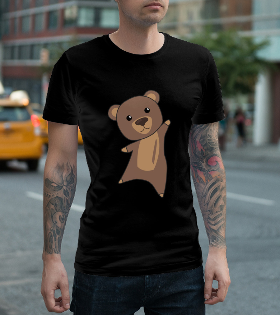 Cute Teddy Bear Cartoon for Children T-Shirt