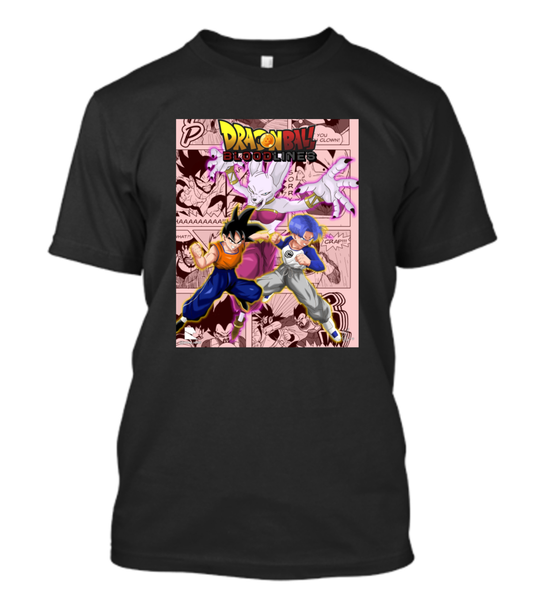 Dragon Ball Bloodlines Teaser Goku Vegeta Epic Battle Scene T-Shirt