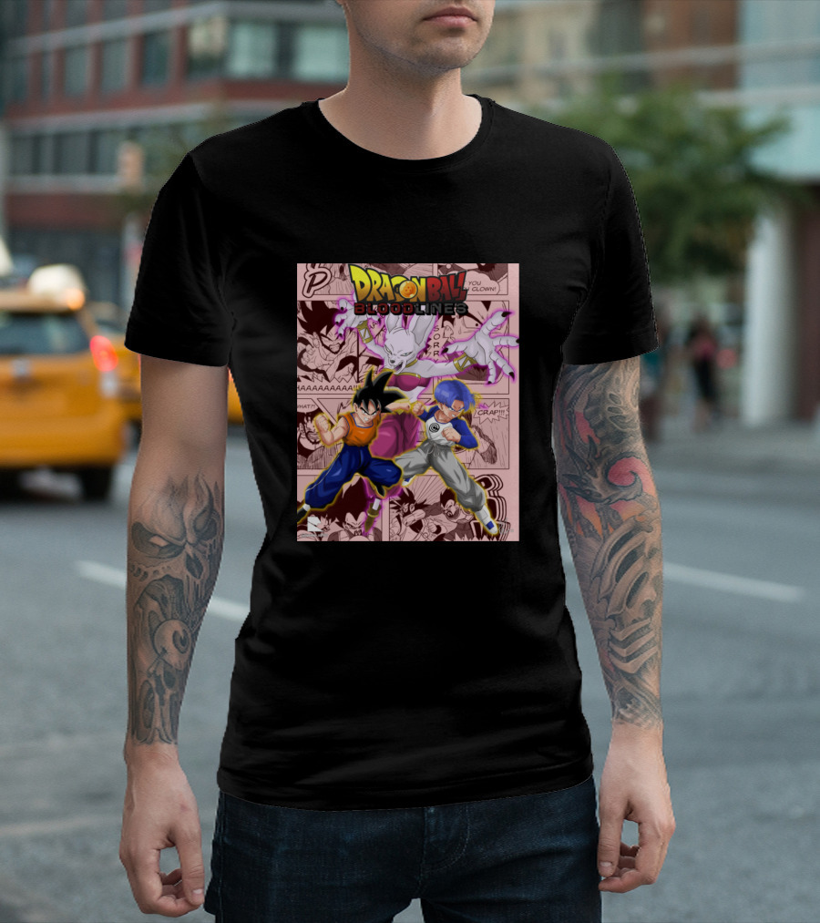 Dragon Ball Bloodlines Teaser Goku Vegeta Epic Battle Scene T-Shirt