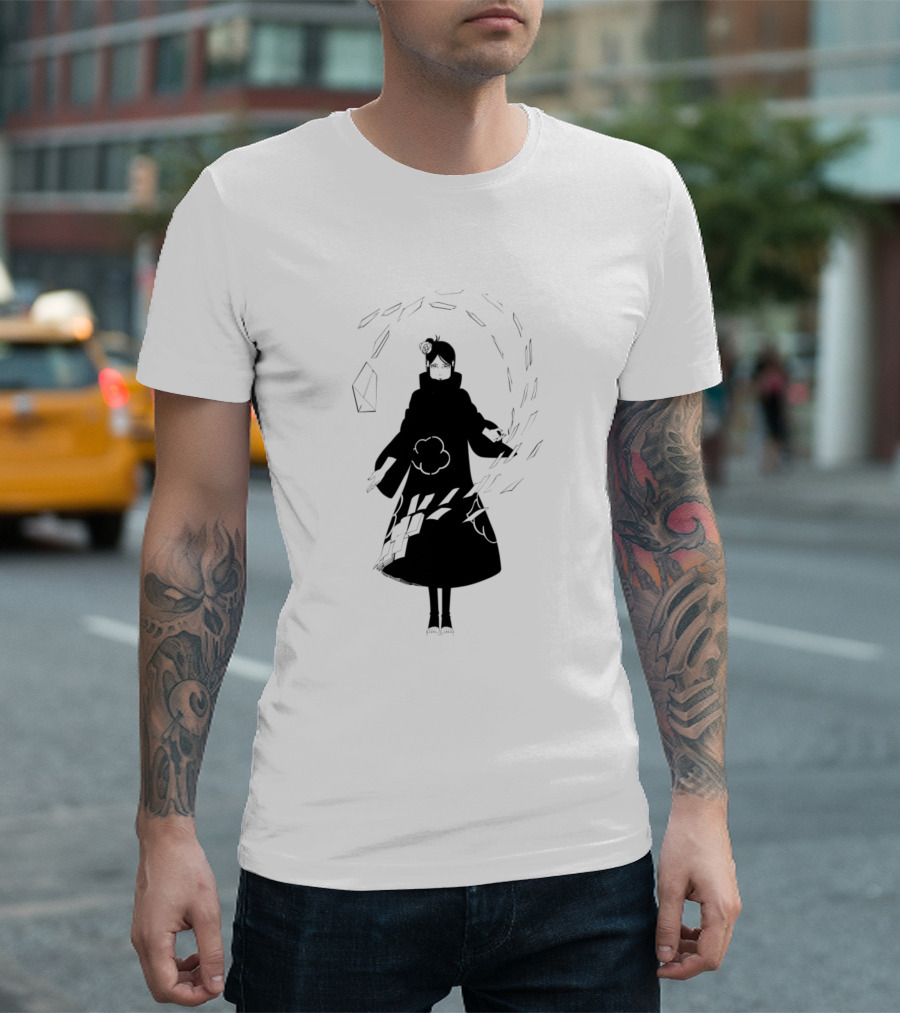 Konan Akatsuki Paper Manipulation 黒い雲 T-Shirt