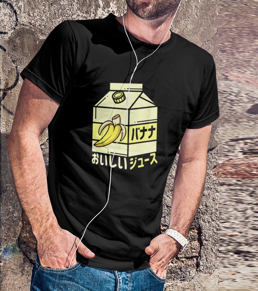Banana Japanese Lemonade Aesthetic T-Shirt